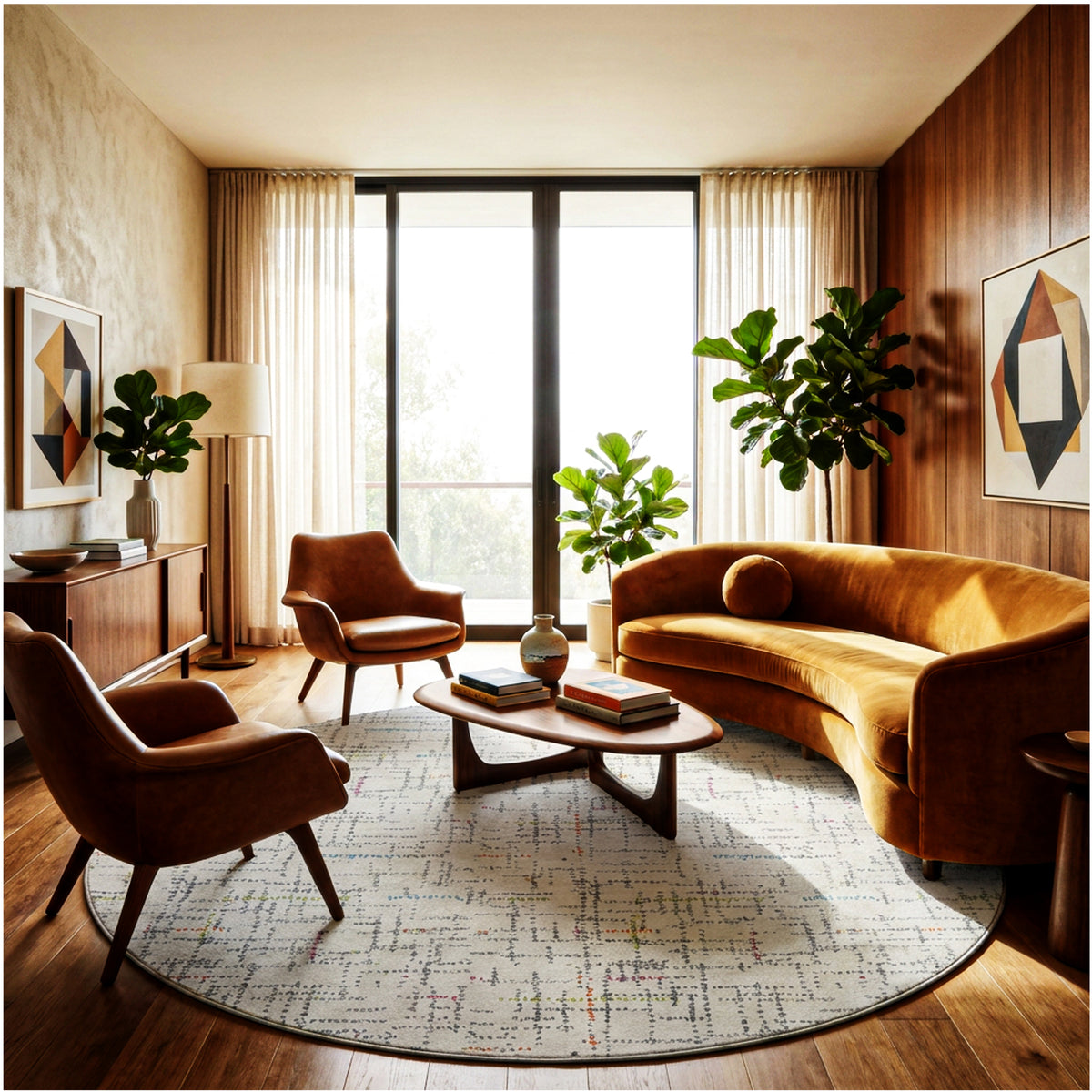 Jubilee Pattern Luxury Area Rug – Festival Collection by Kane Carpet
