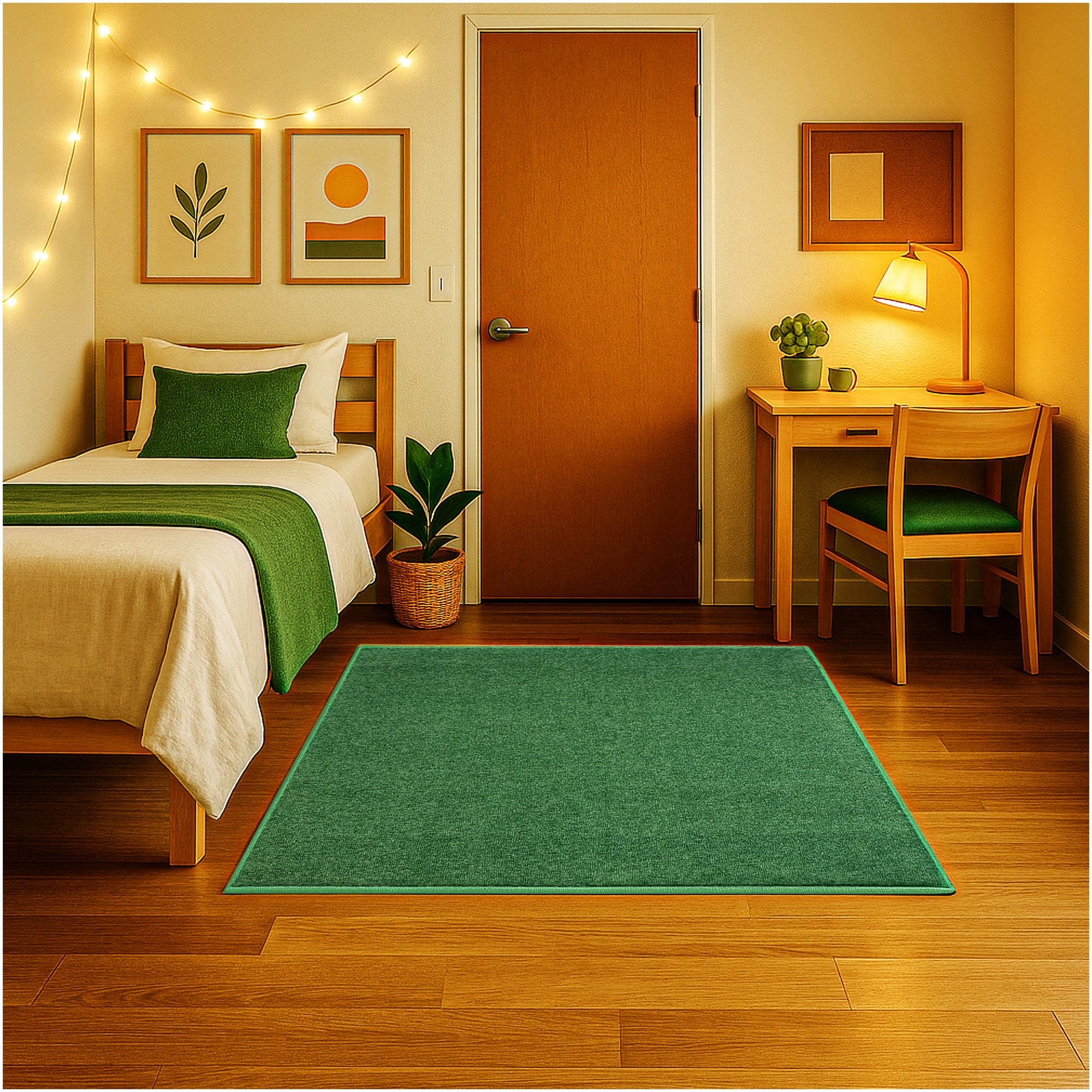 Kid Crossing Soft Area Rug – Colorful Collection, Custom Sizes Available