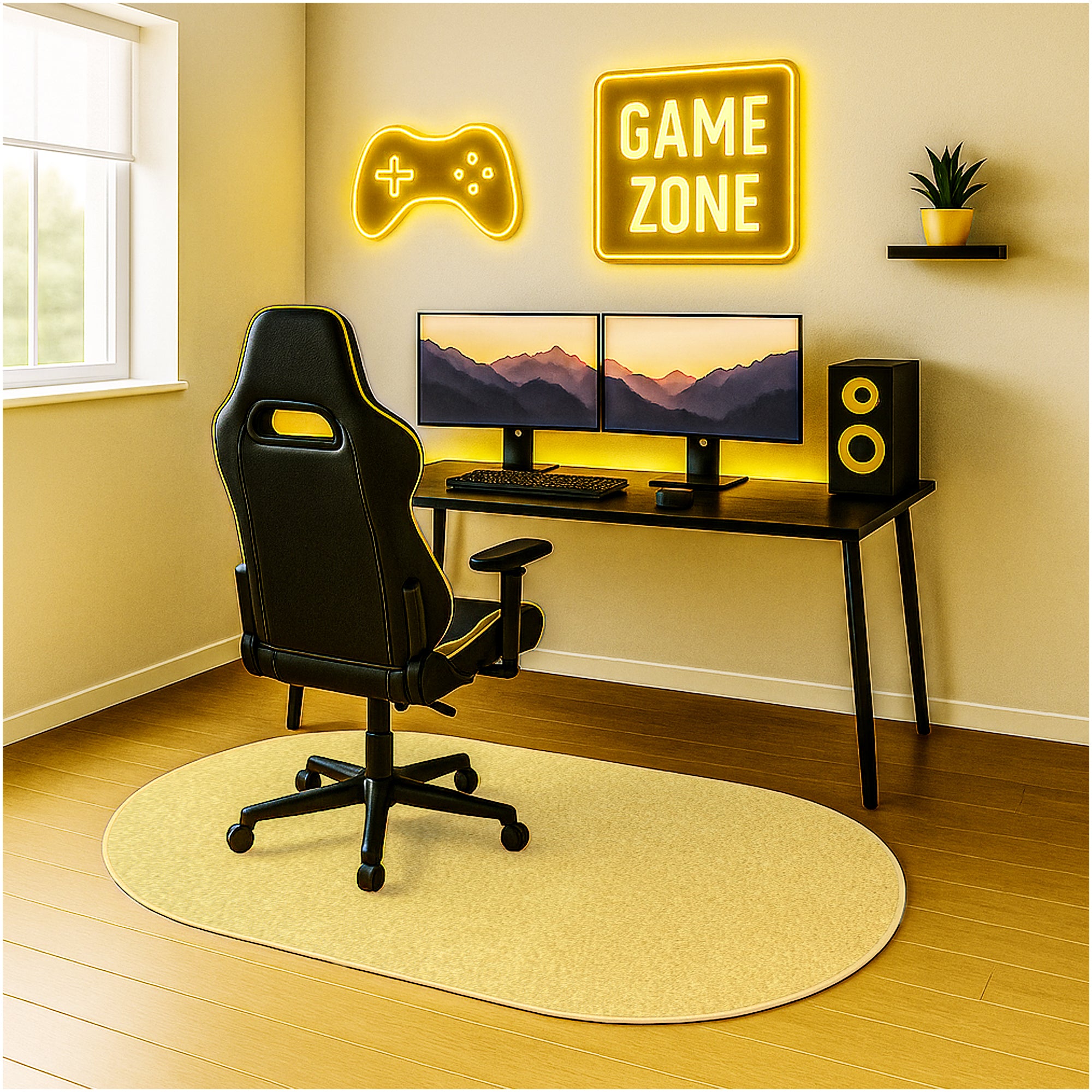 Kid Crossing Soft Area Rug – Colorful Collection, Custom Sizes Available