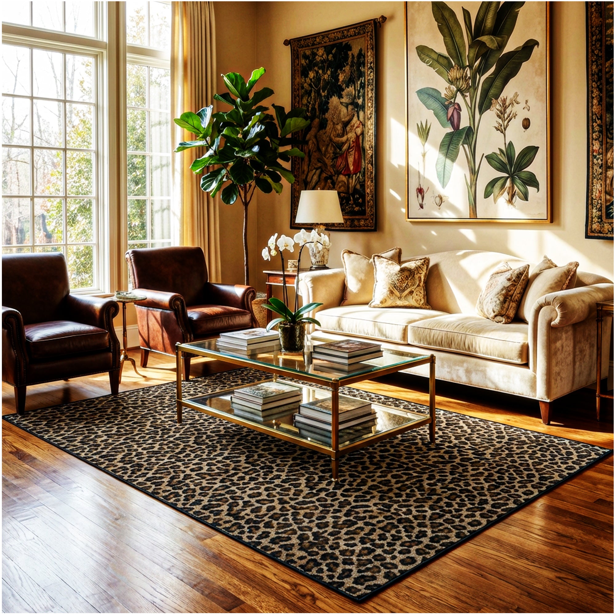 Milliken Exotic Journey Leopold Indoor Area Rug – Custom Size