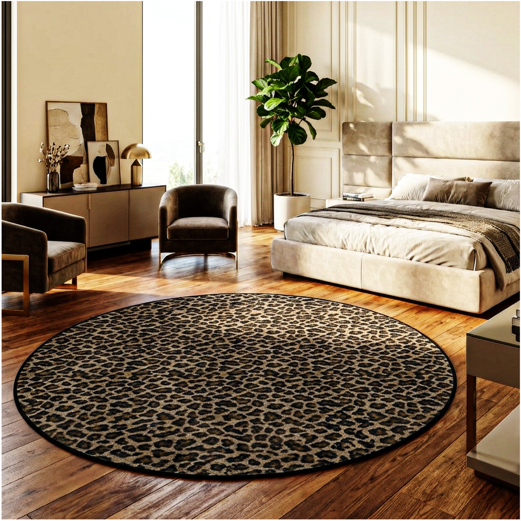 Milliken Exotic Journey Leopold Indoor Area Rug – Custom Size