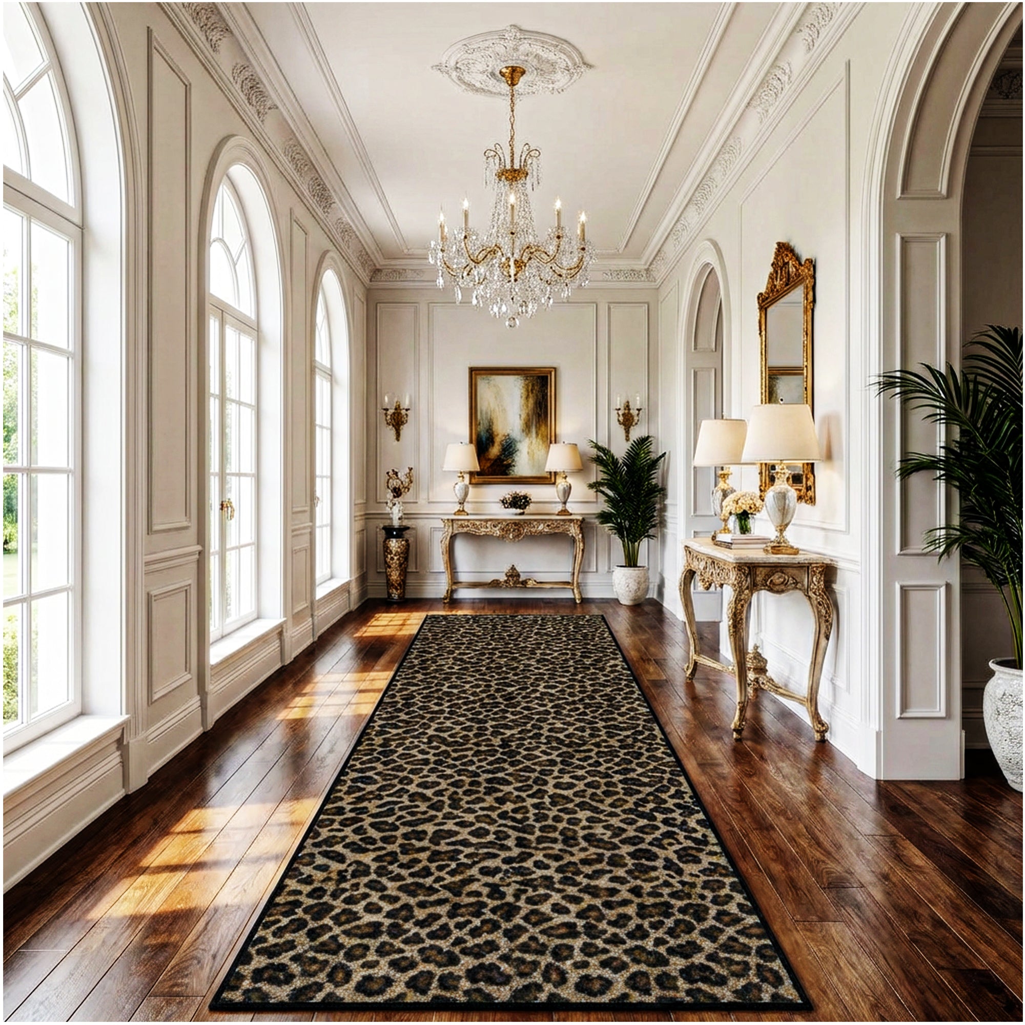 Milliken Exotic Journey Leopold Indoor Area Rug – Custom Size