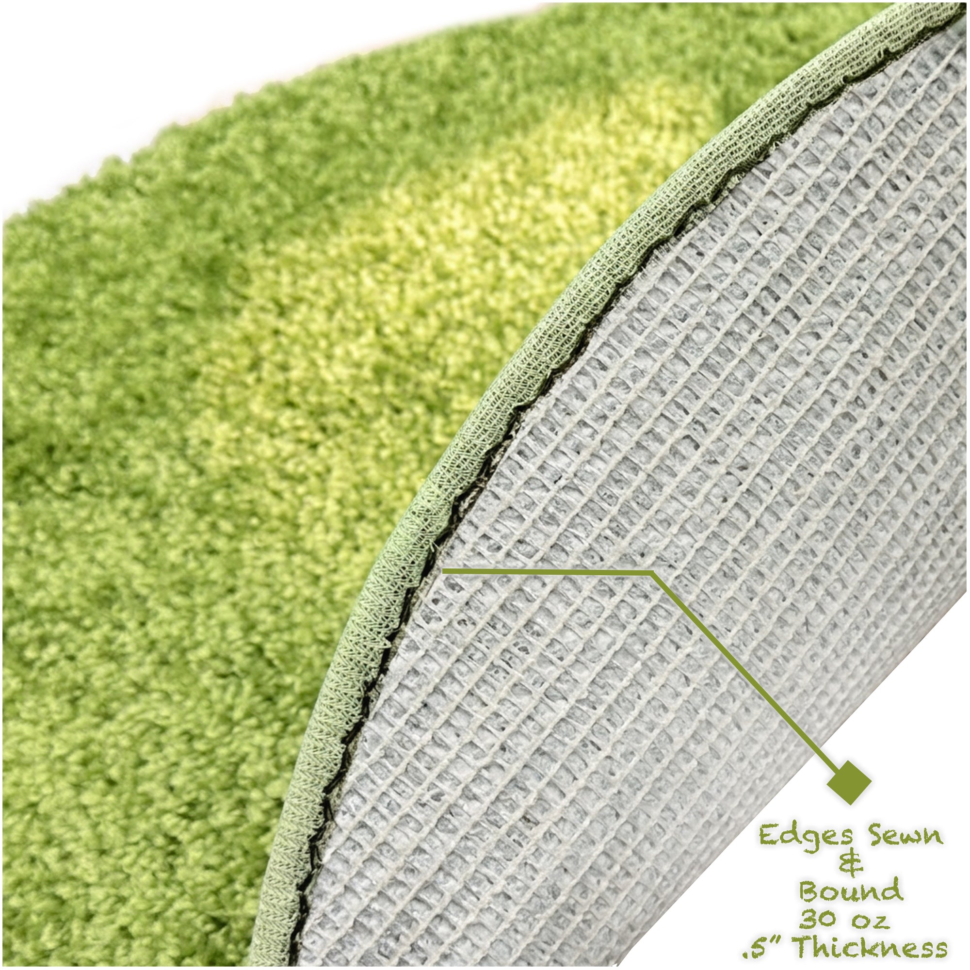 Children’s Classroom Carpet Circle Seats – Multiple Colors | 18” Round Soft Floor Cushions