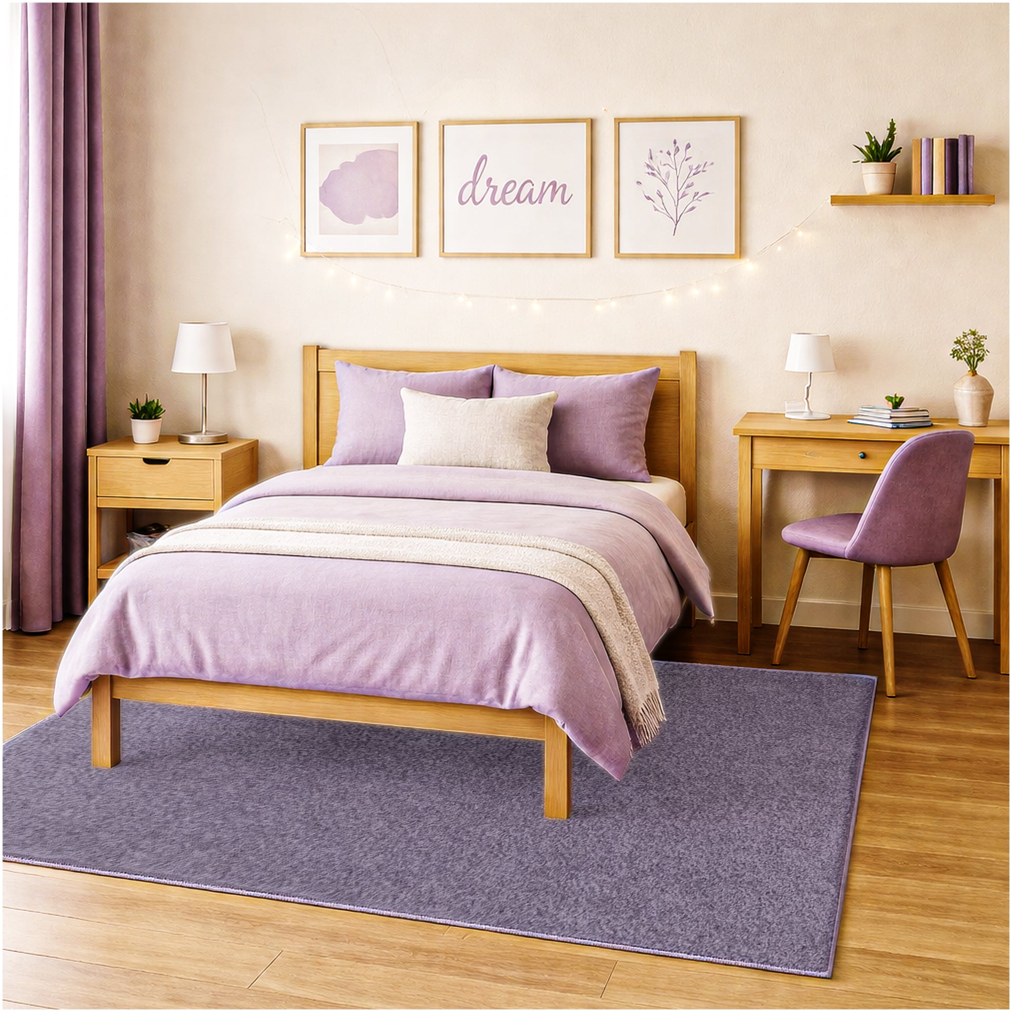 Kid Crossing Soft Area Rug – Colorful Collection, Custom Sizes Available