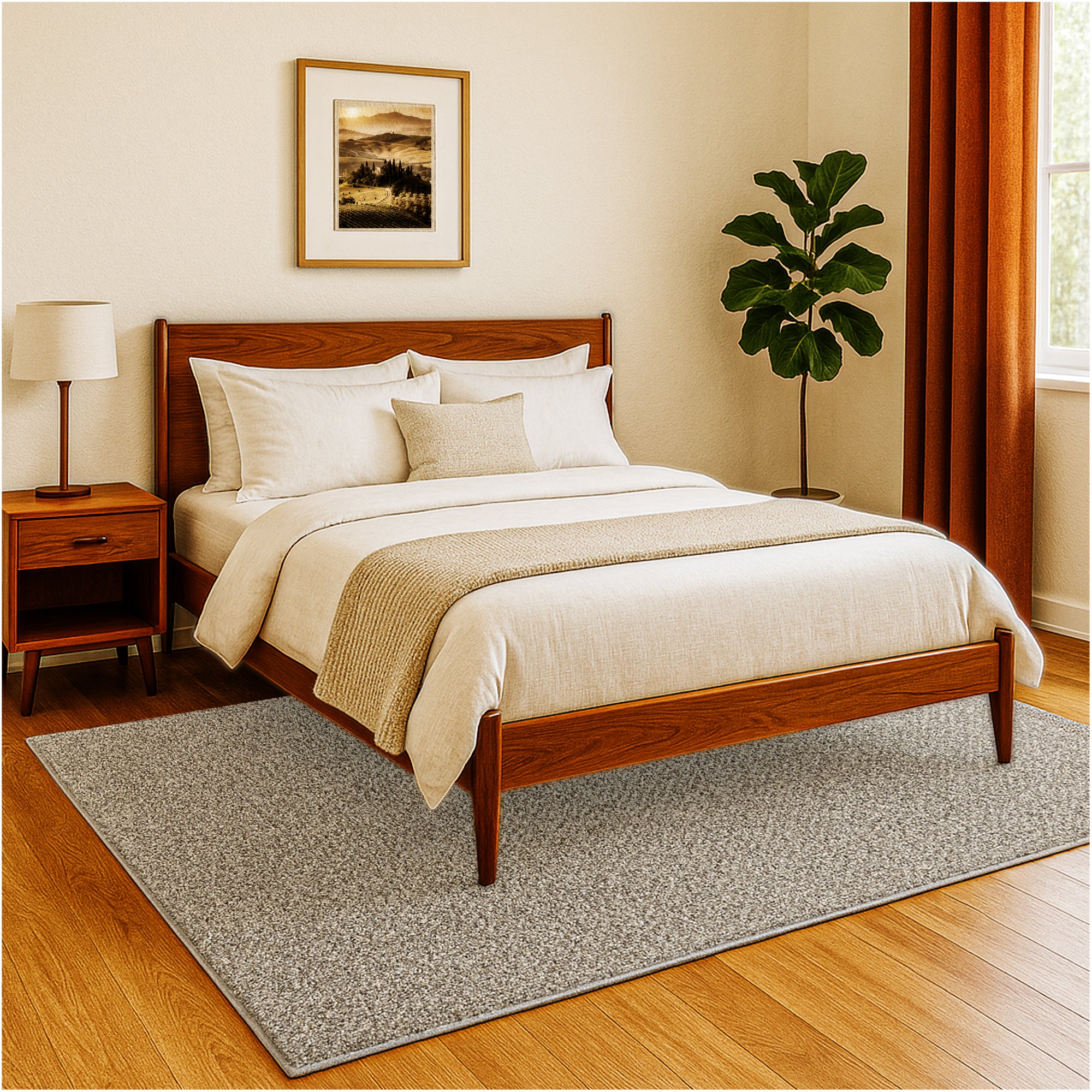 Toast of the Town Plush Frieze Area Rug