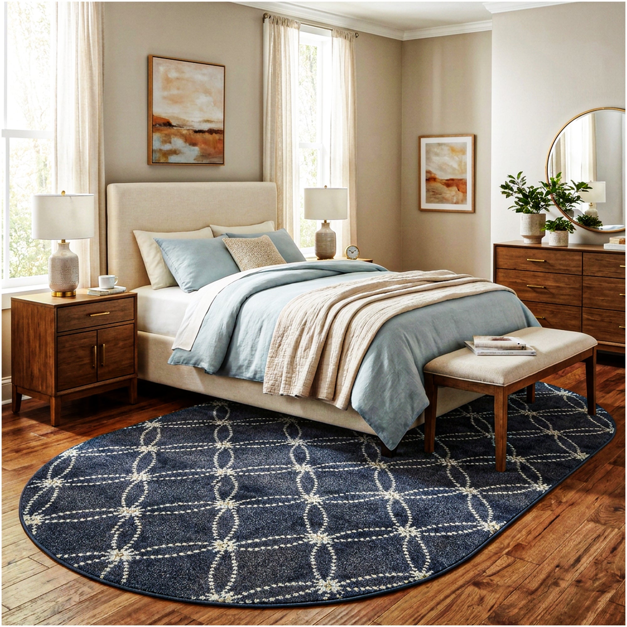 Milliken Charthouse Pattern Indoor Area Rug – 40 oz Cut Pile, Custom Sizes & Colors