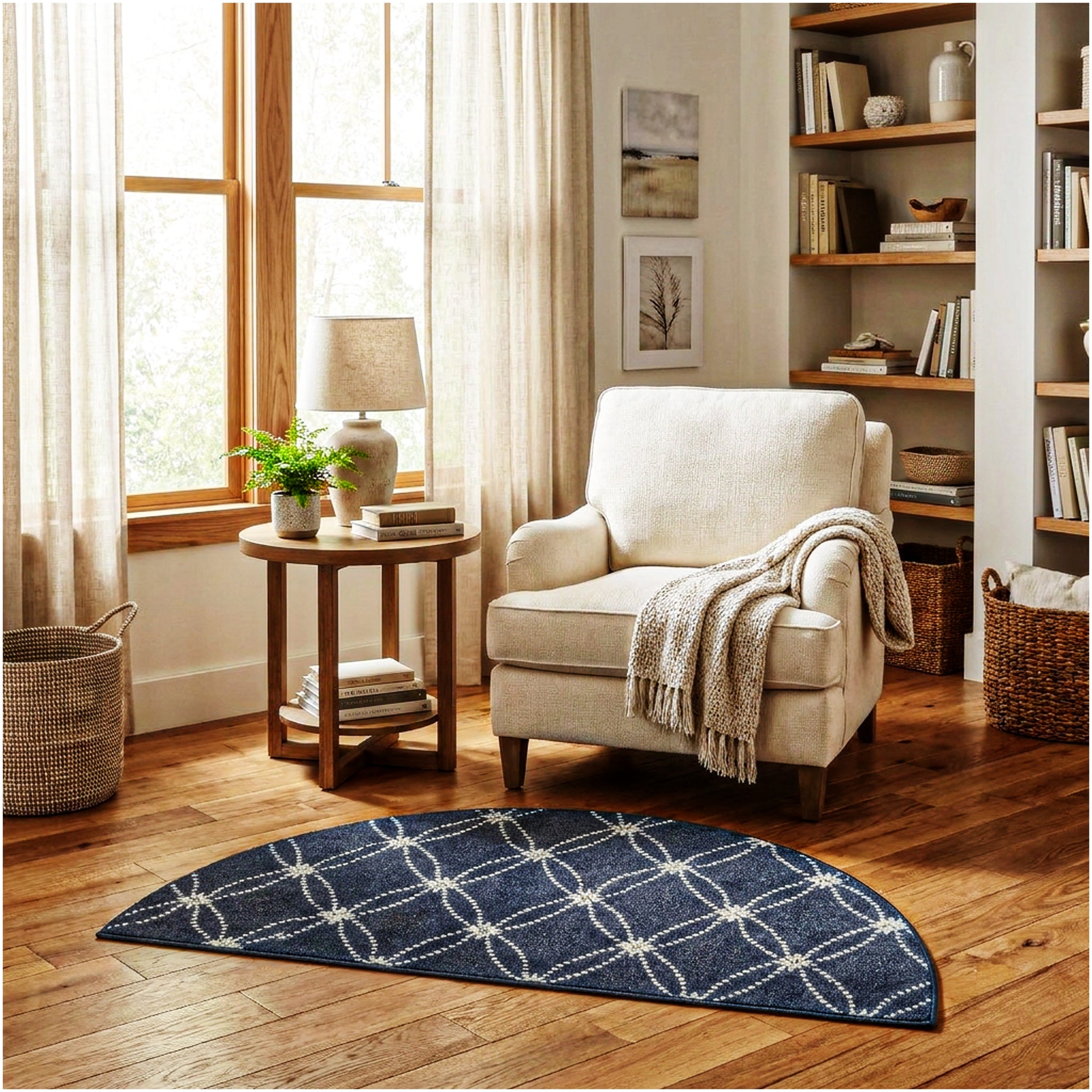 Milliken Charthouse Pattern Indoor Area Rug – 40 oz Cut Pile, Custom Sizes & Colors