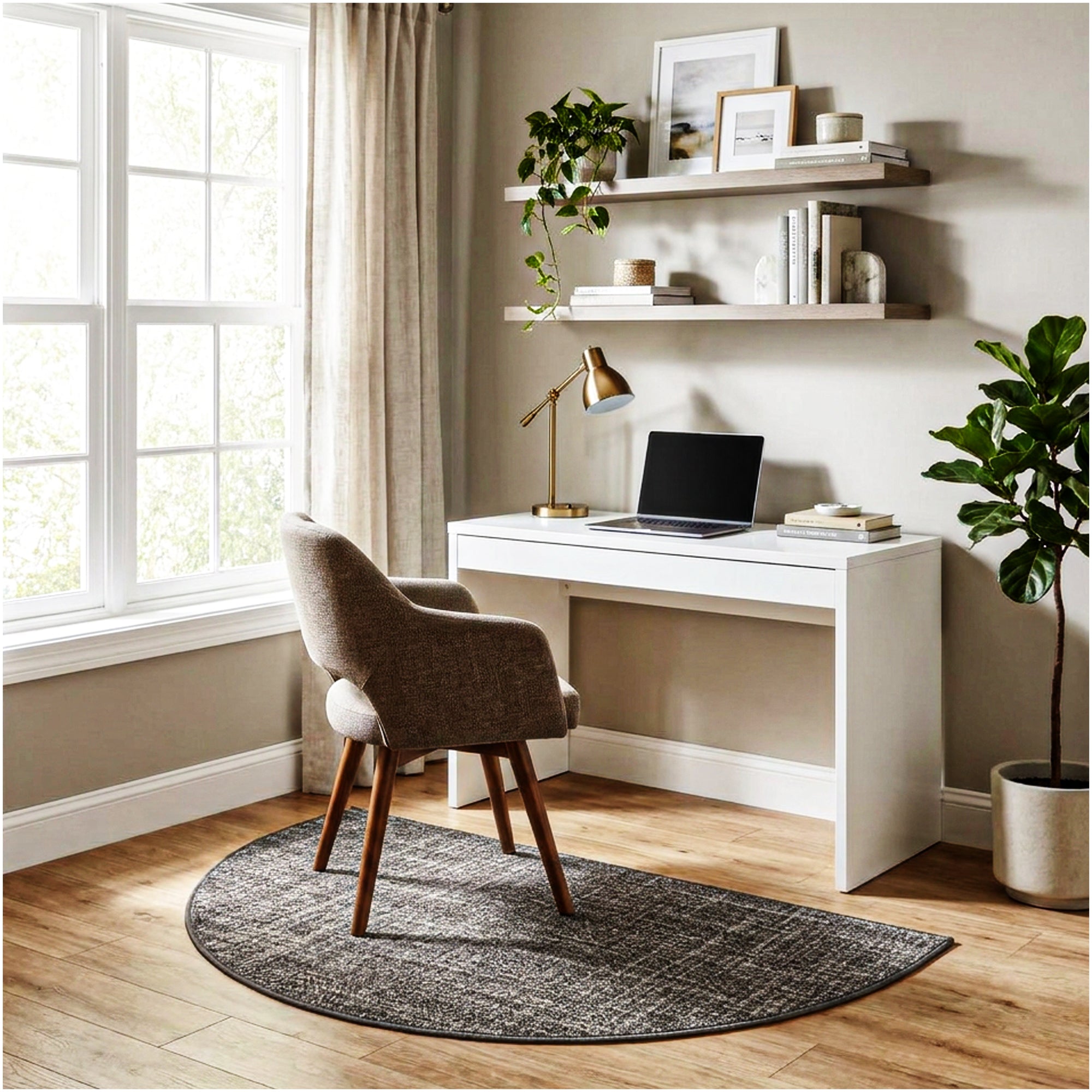 Milliken Stitches Indoor Area Rug – Standard Sizes & Color Options