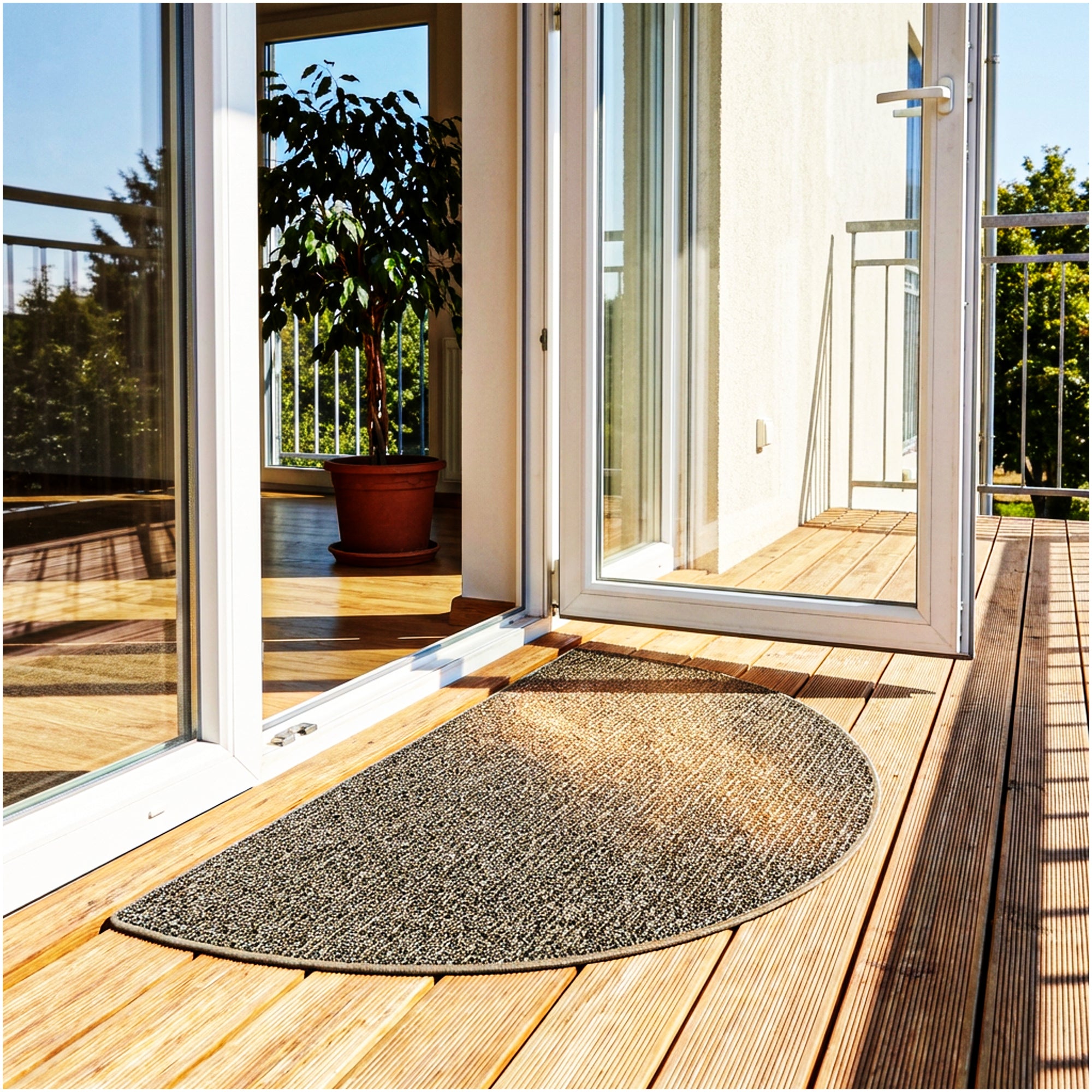 Natural Path Indoor/Outdoor Area Rug – Custom Sizes, 6 Colors
