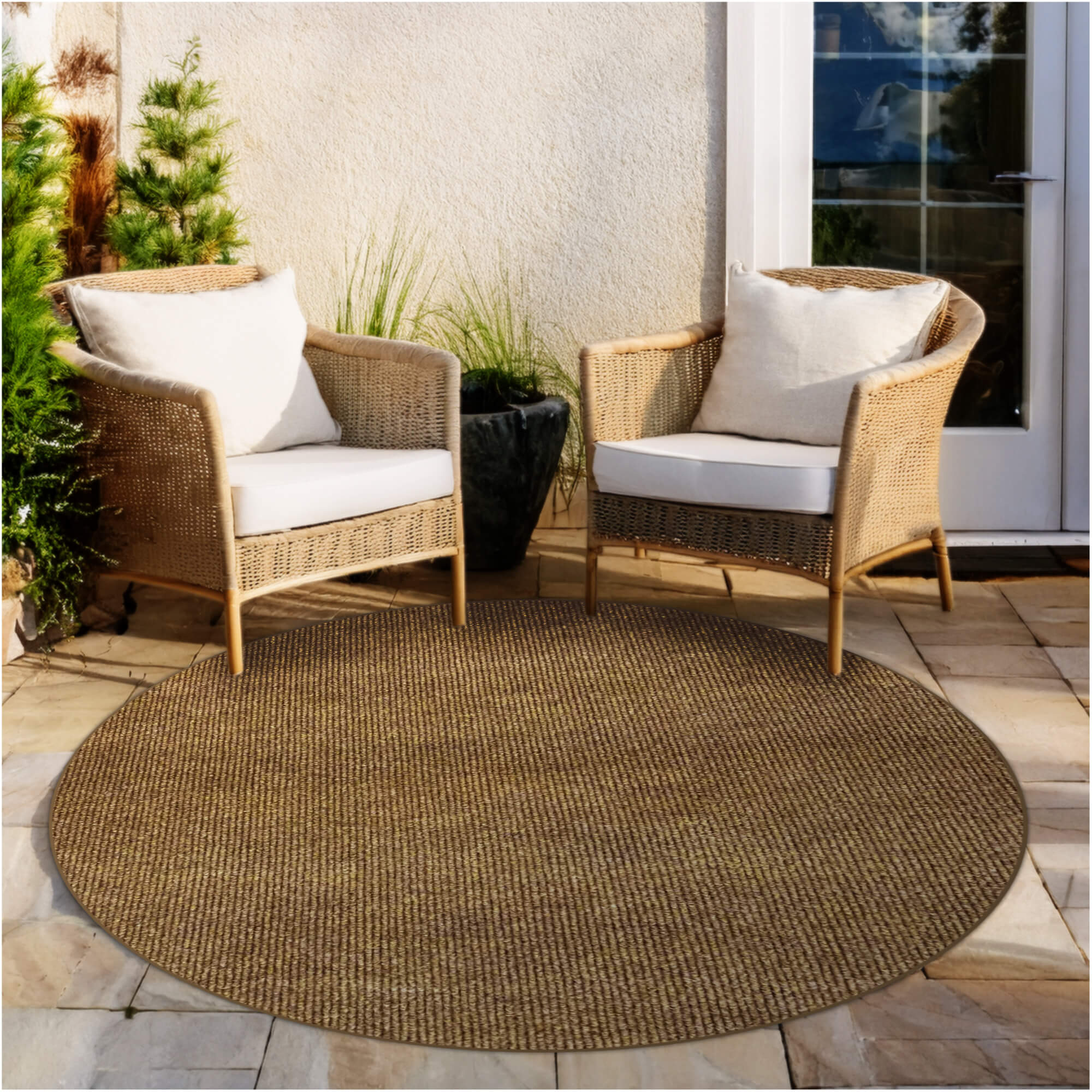Summerstock Indoor/Outdoor Rug | Custom Size, Durable 1/4" Thick
