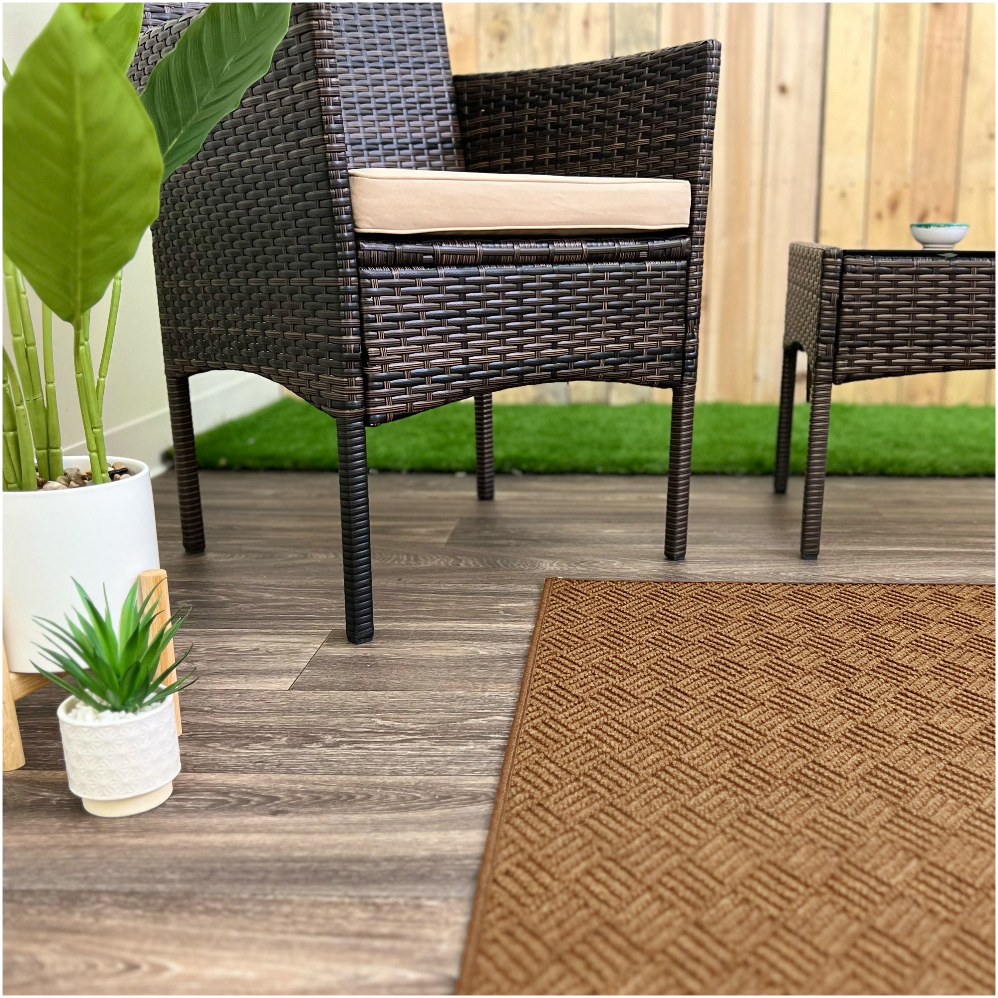 Dreamweaver Indoor/Outdoor Area Rug | Custom Size & Shape, 1/4" Thick