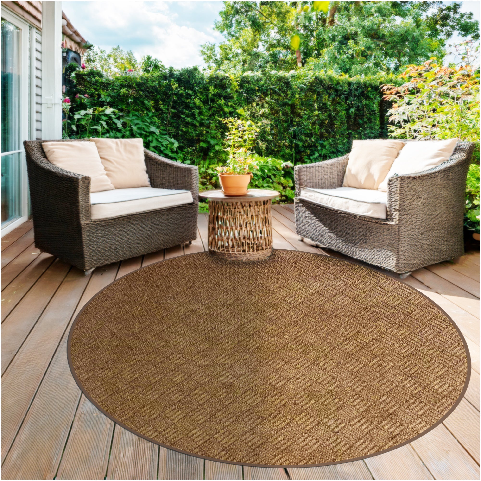 Dreamweaver Indoor/Outdoor Area Rug | Custom Size & Shape, 1/4" Thick