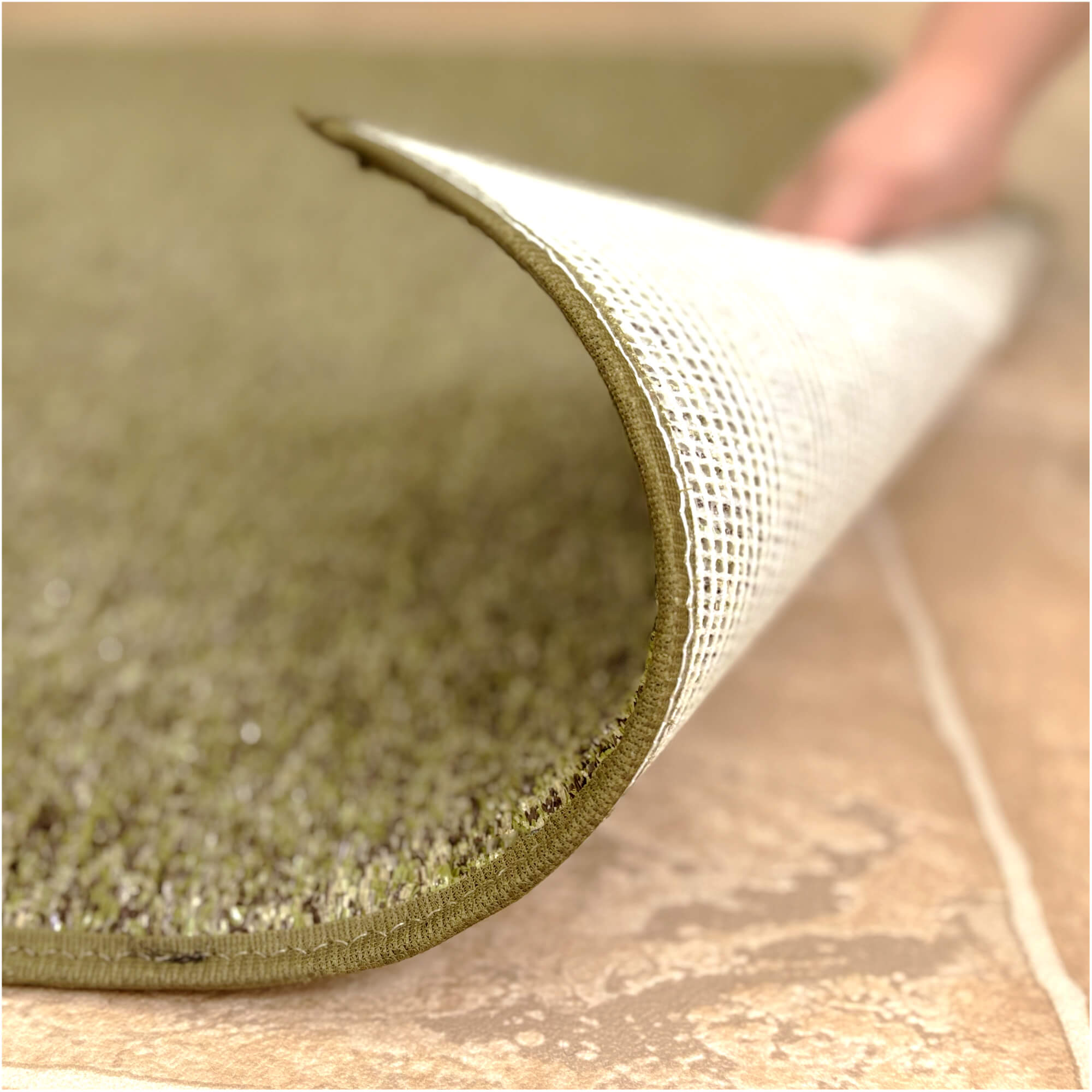 Cabana Tweed Artificial Grass Turf Rug – 3/8” Thick Ultra Turf Carpet, Custom Size, 7 Colors