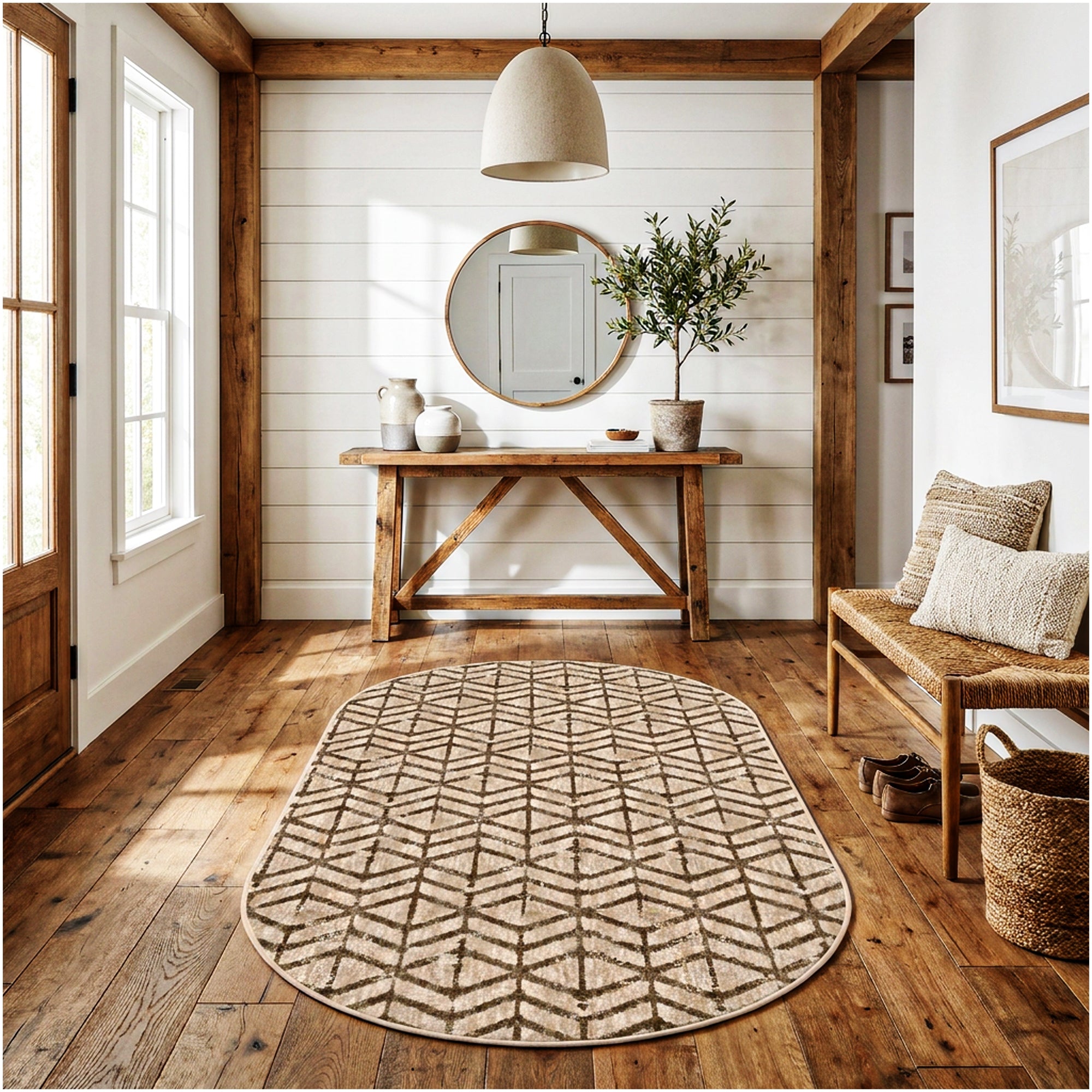 Traveler’s Path Indoor Area Rug – 40 oz Cut Pile, Custom Sizes & Colors