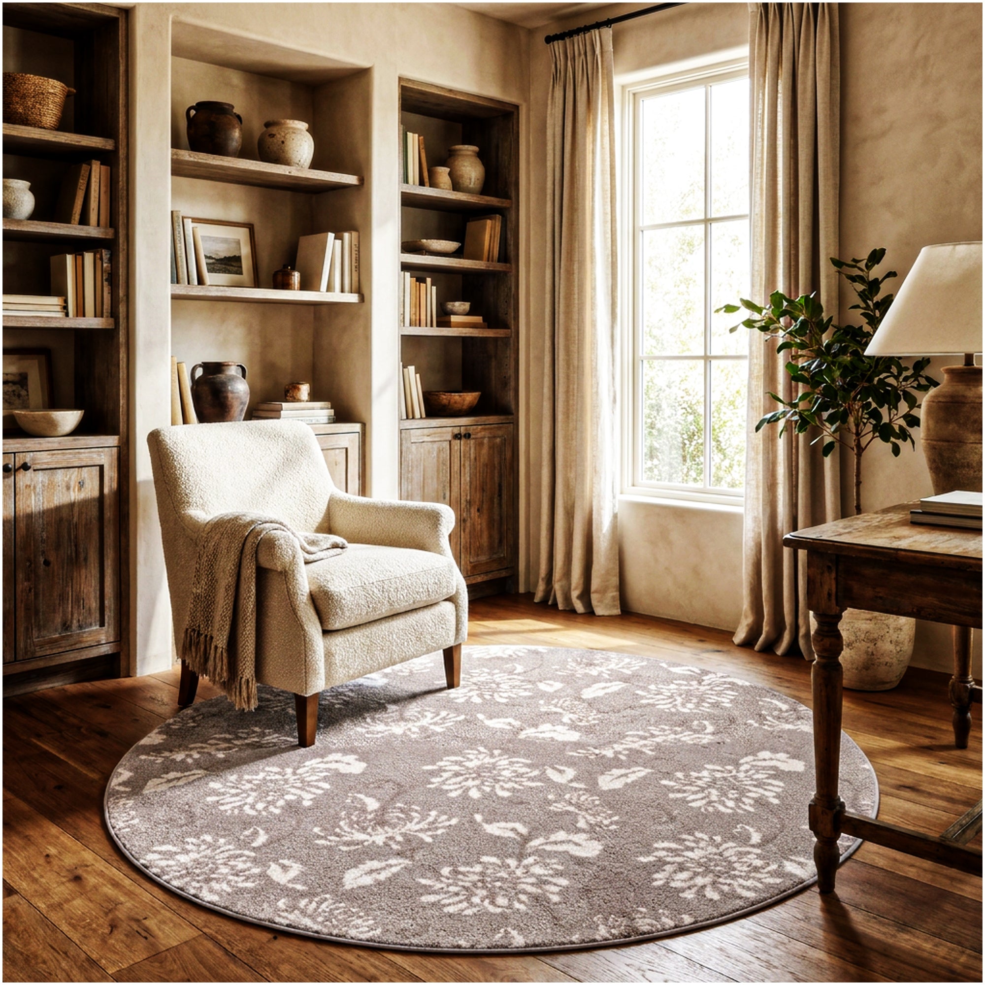 Milliken Grand Fleur Indoor Area Rug – Floral Design, Multiple Colors