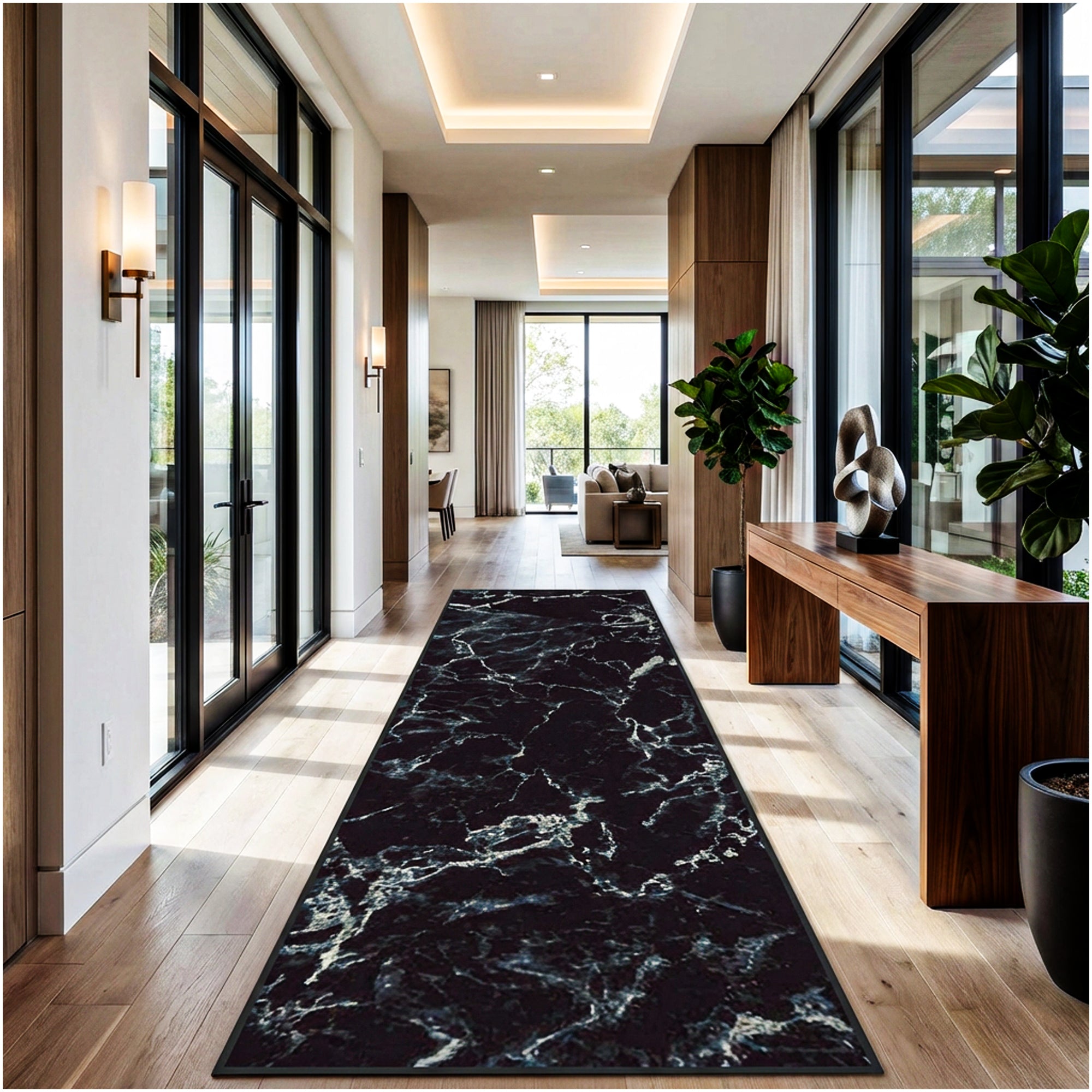 Milliken Cavatori Marble Pattern Indoor Area Rug – 3/8″ Thick, 40 oz Cut Pile