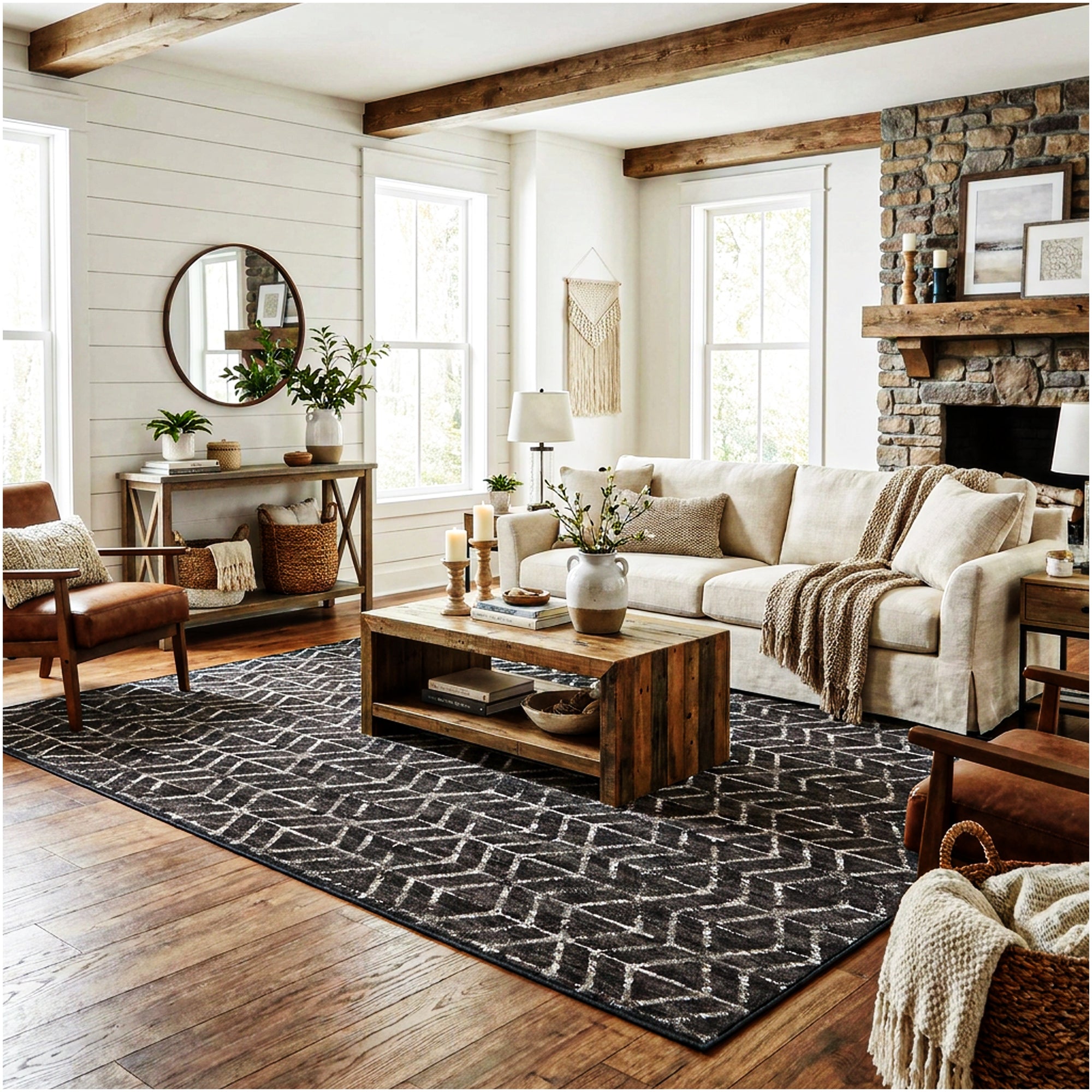 Traveler’s Path Indoor Area Rug – 40 oz Cut Pile, Custom Sizes & Colors