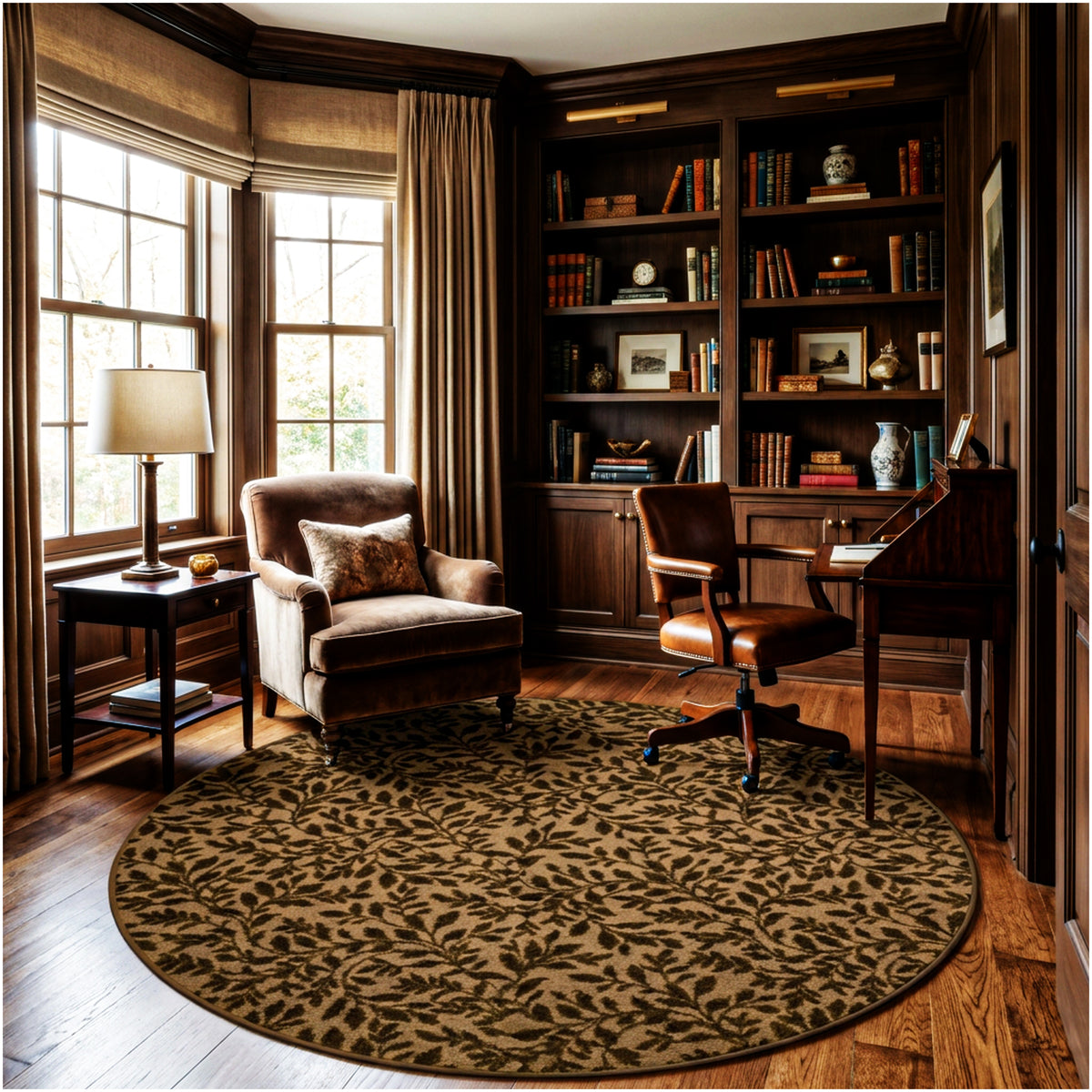 Milliken Hidden Trail Nature Pattern Indoor Area Rug – Custom Sizes