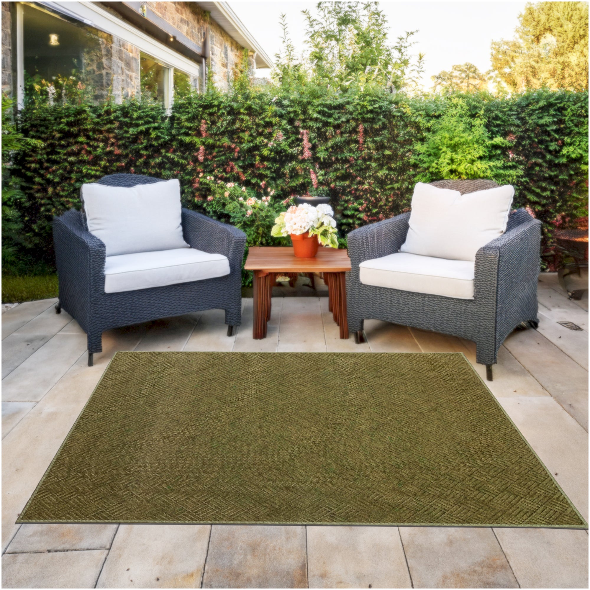 Dreamweaver Indoor/Outdoor Area Rug | Custom Size & Shape, 1/4" Thick