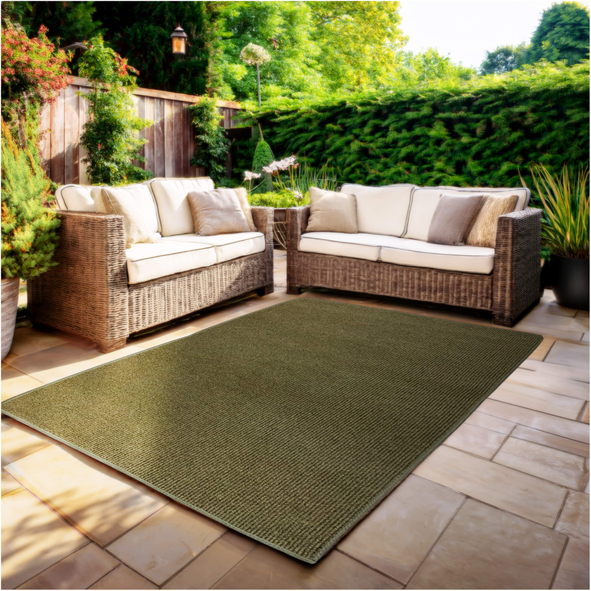 Summerstock Indoor/Outdoor Rug | Custom Size, Durable 1/4" Thick