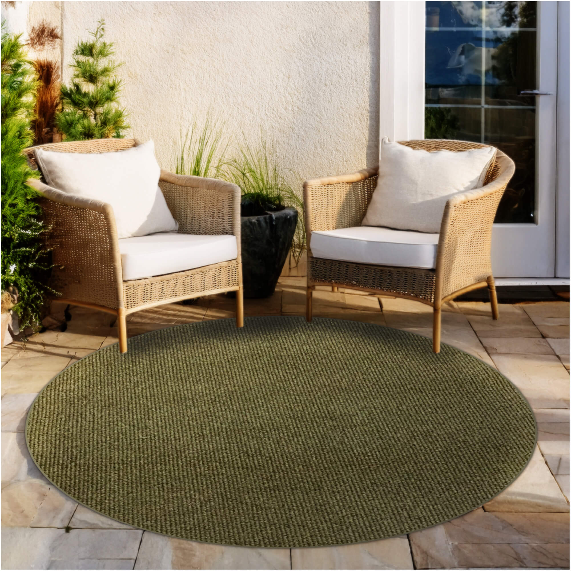 Summerstock Indoor/Outdoor Rug | Custom Size, Durable 1/4" Thick