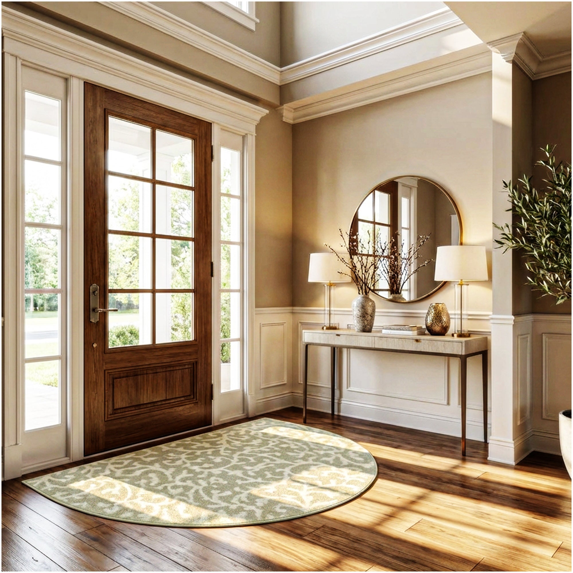 Milliken Coral Springs Indoor Area Rug | Standard Sizes & Color Options