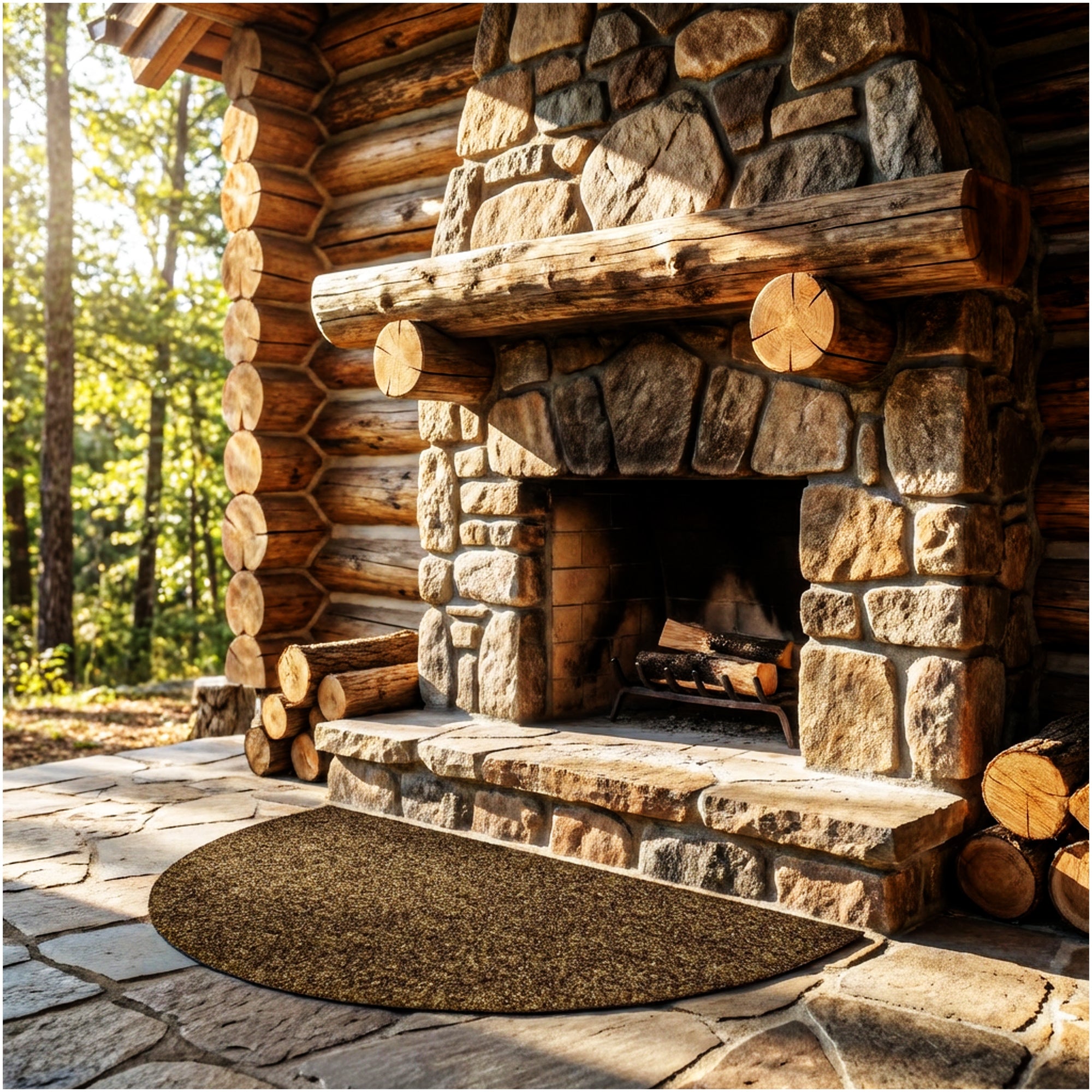 Grizzly Turf Indoor/Outdoor Area Rug – Durable, Weatherproof, Custom Cut