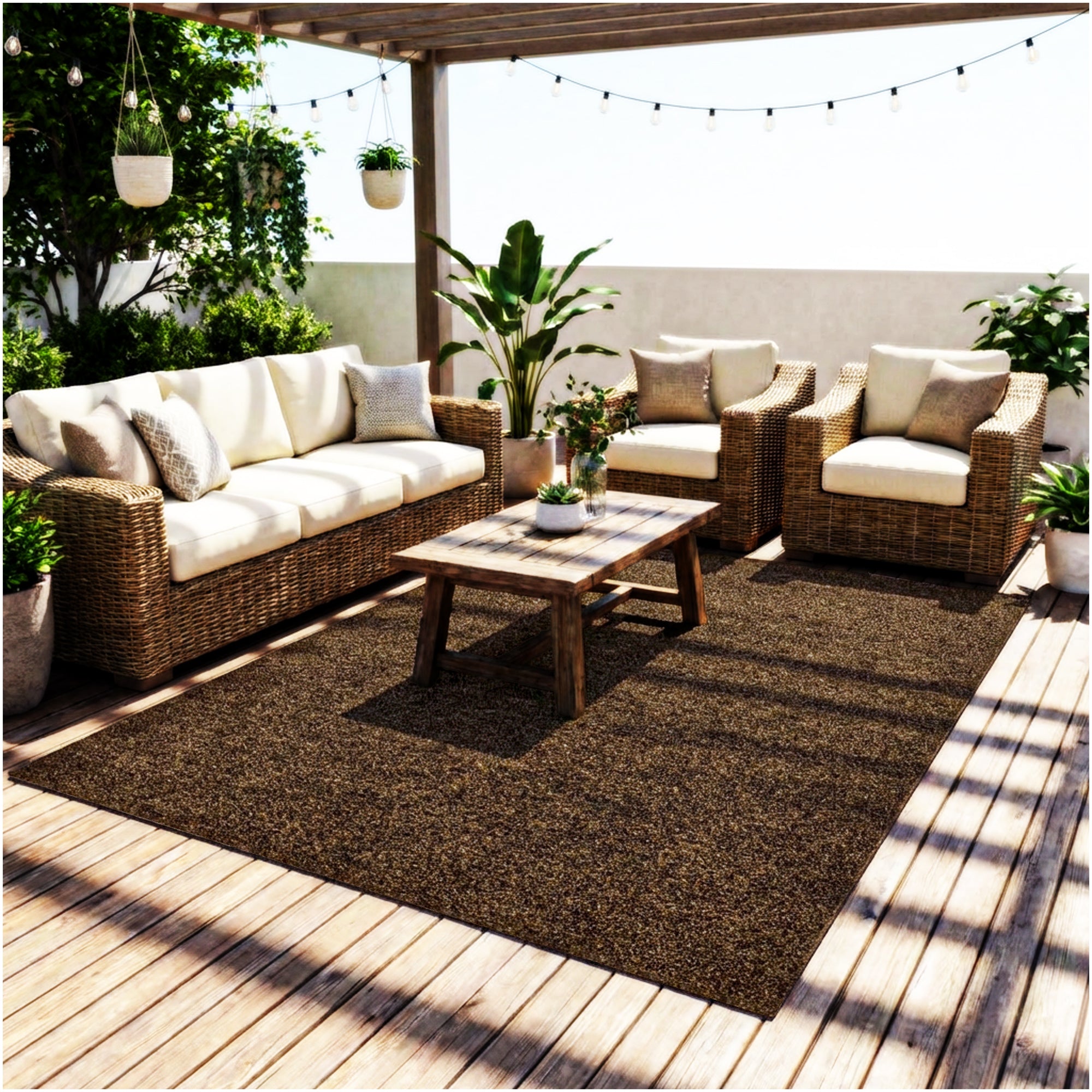 Grizzly Turf Indoor/Outdoor Area Rug – Durable, Weatherproof, Custom Cut