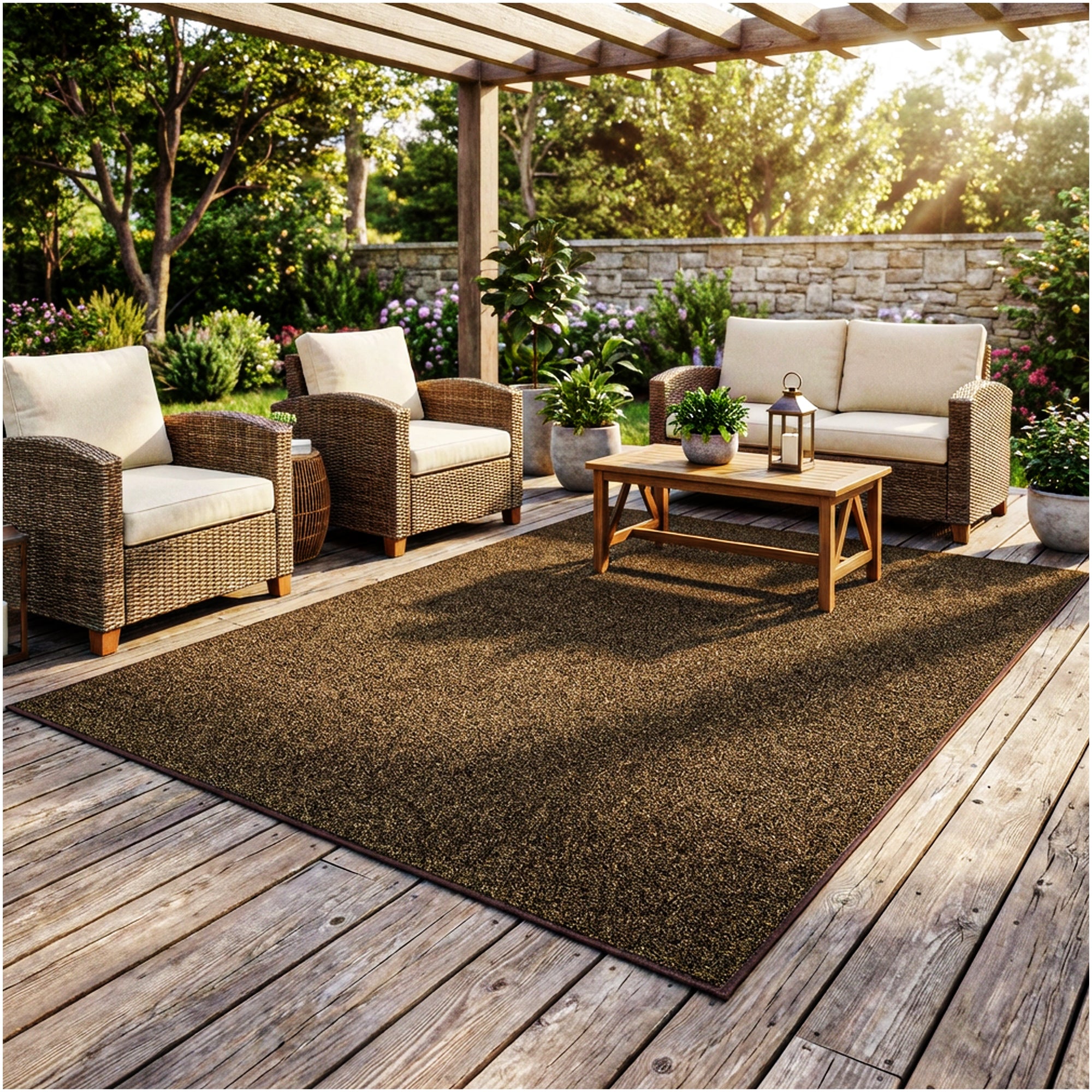 Grizzly Turf Indoor/Outdoor Area Rug – Durable, Weatherproof, Custom Cut