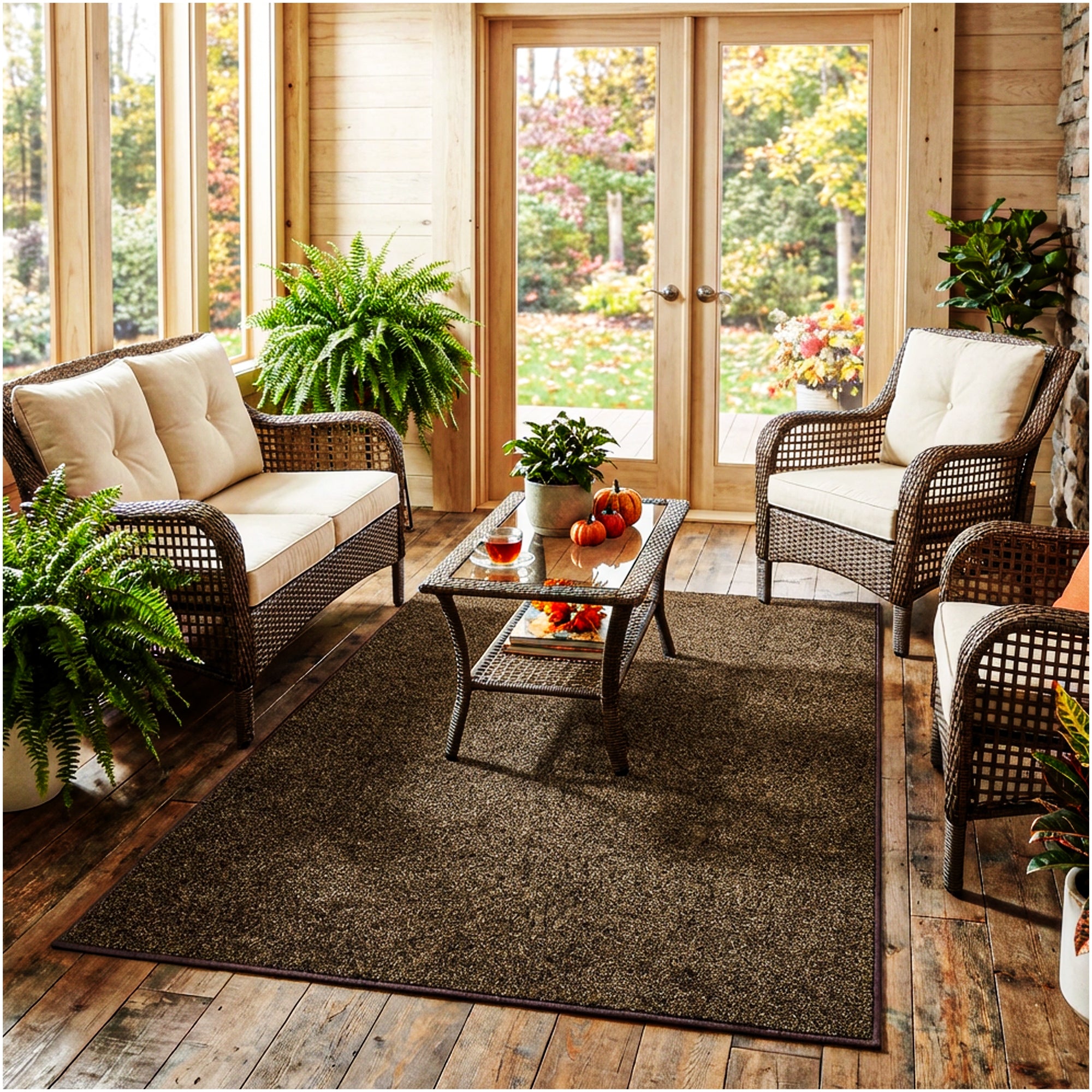 Grizzly Turf Indoor/Outdoor Area Rug – Durable, Weatherproof, Custom Cut