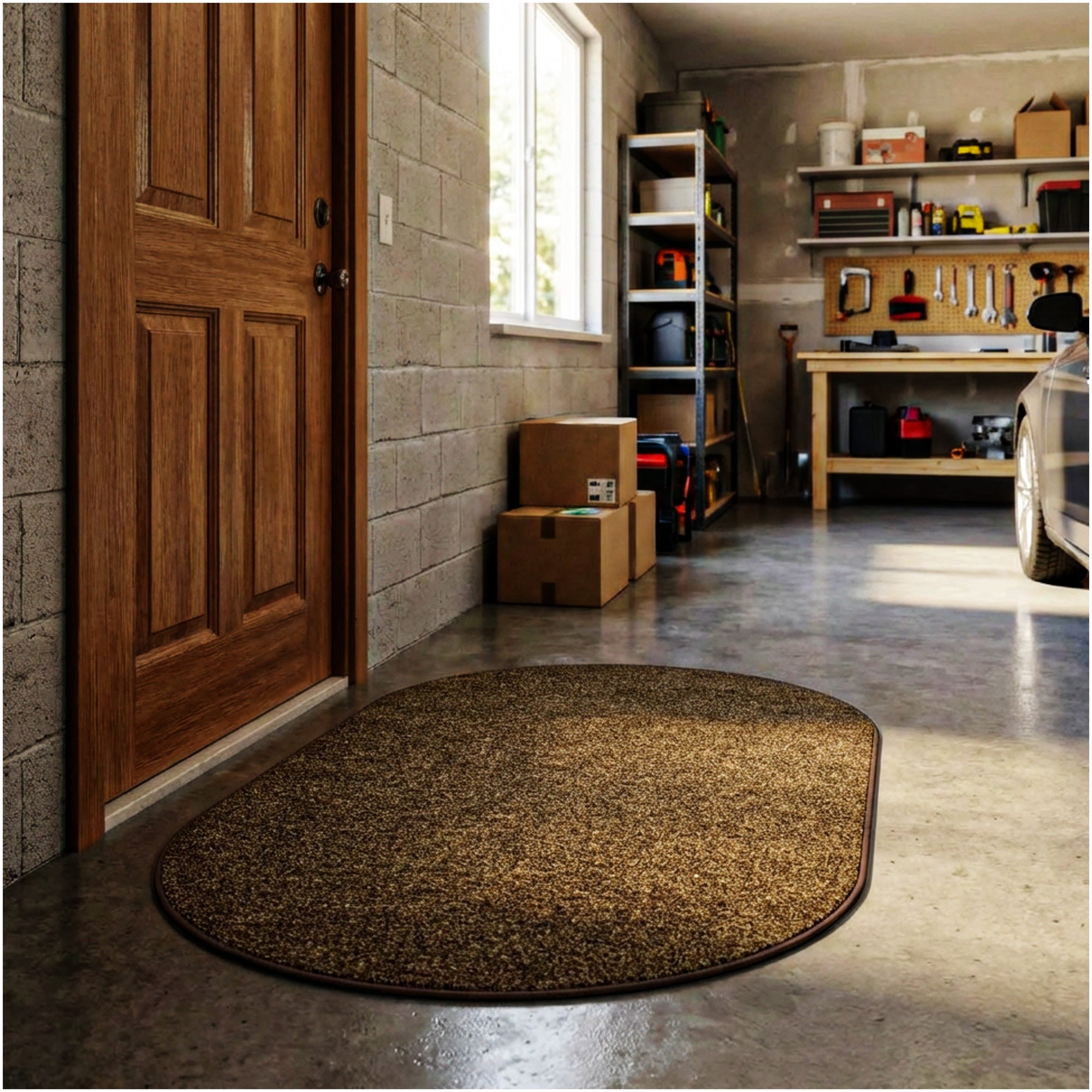 Grizzly Turf Indoor/Outdoor Area Rug – Durable, Weatherproof, Custom Cut