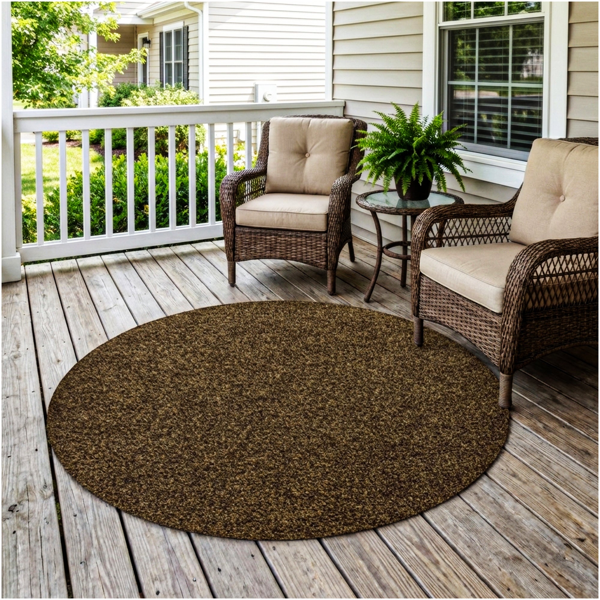 Grizzly Turf Indoor/Outdoor Area Rug – Durable, Weatherproof, Custom Cut