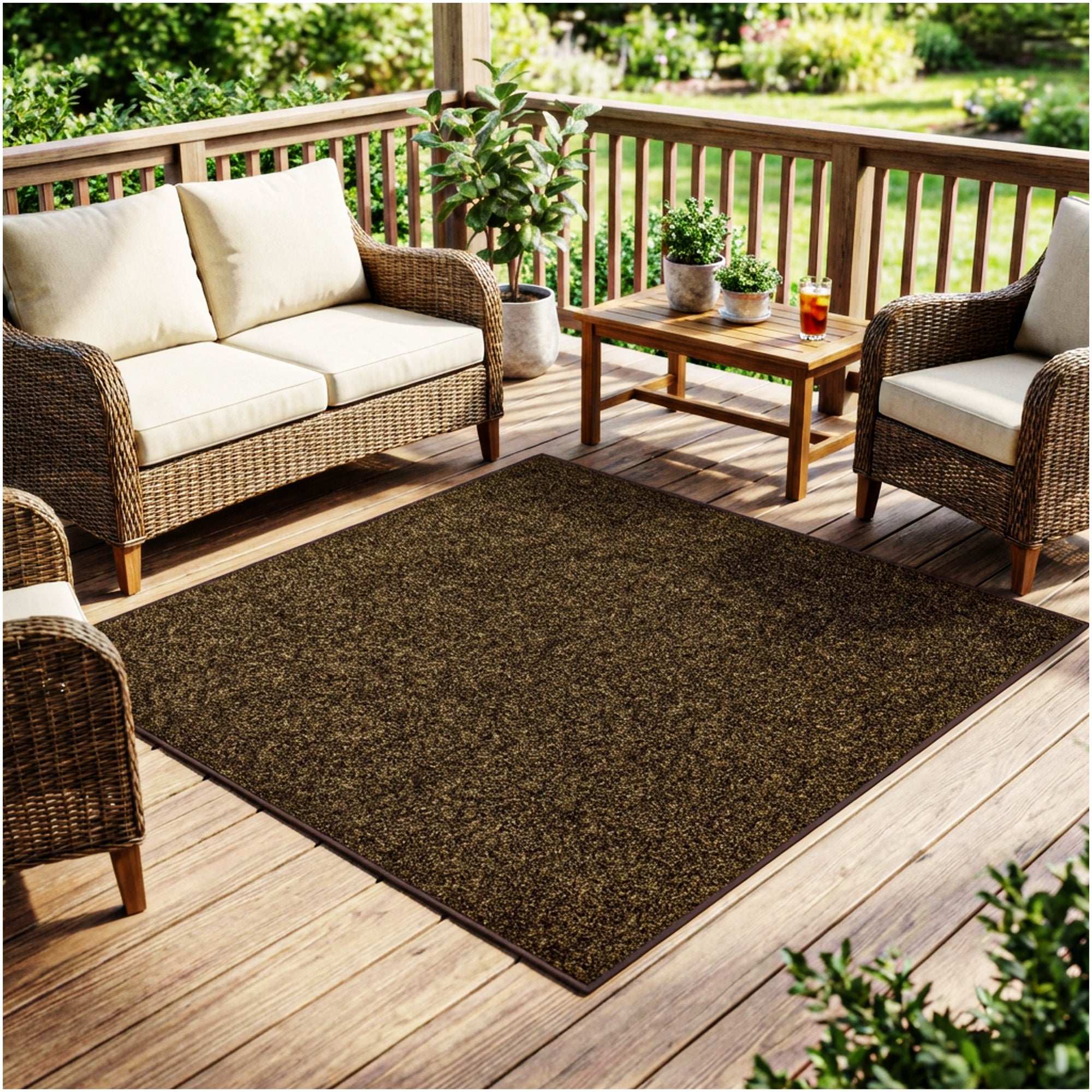 Grizzly Turf Indoor/Outdoor Area Rug – Durable, Weatherproof, Custom Cut