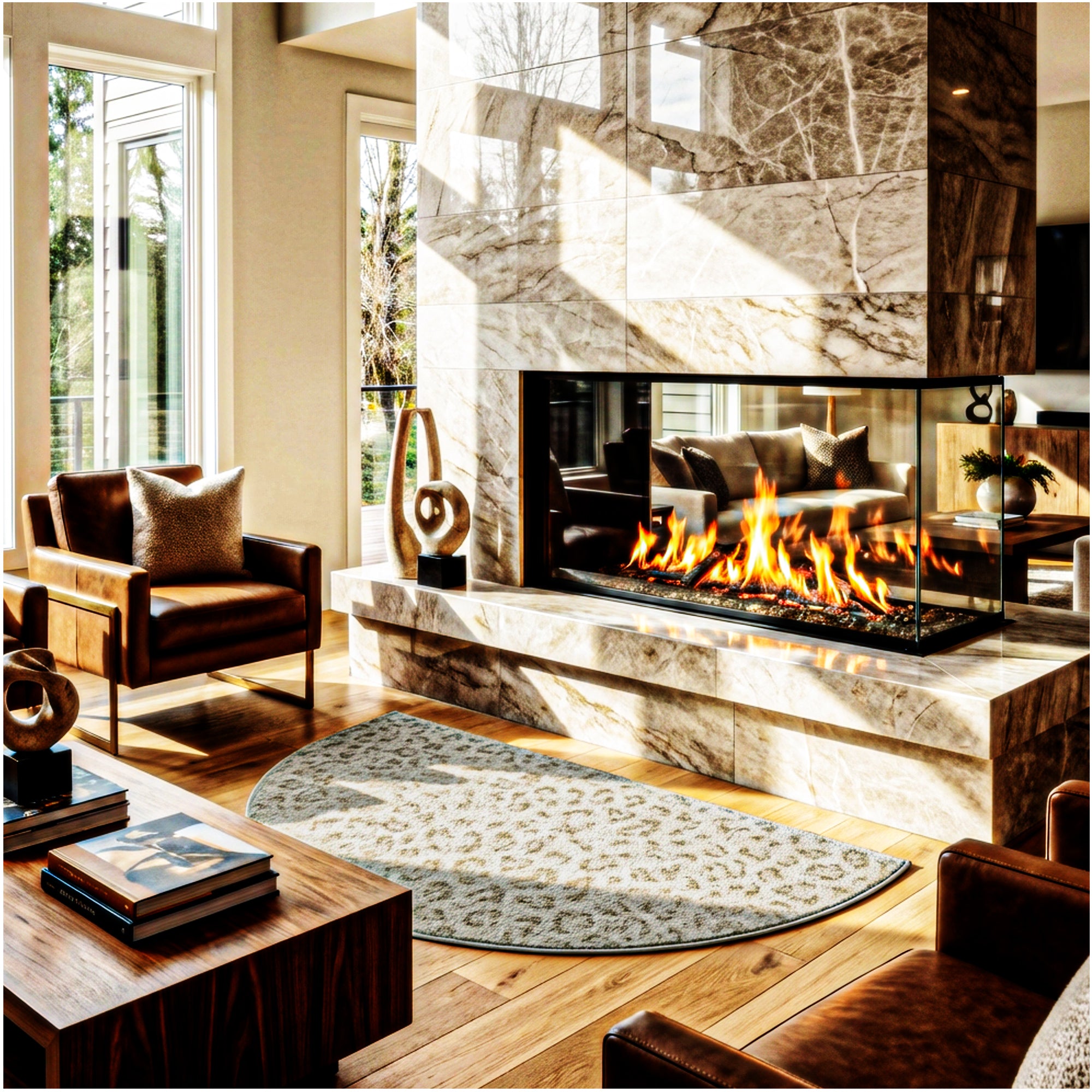 Milliken Exotic Touch Leopard Indoor Area Rug – 40 oz Cut Pile, Custom Sizes & Colors
