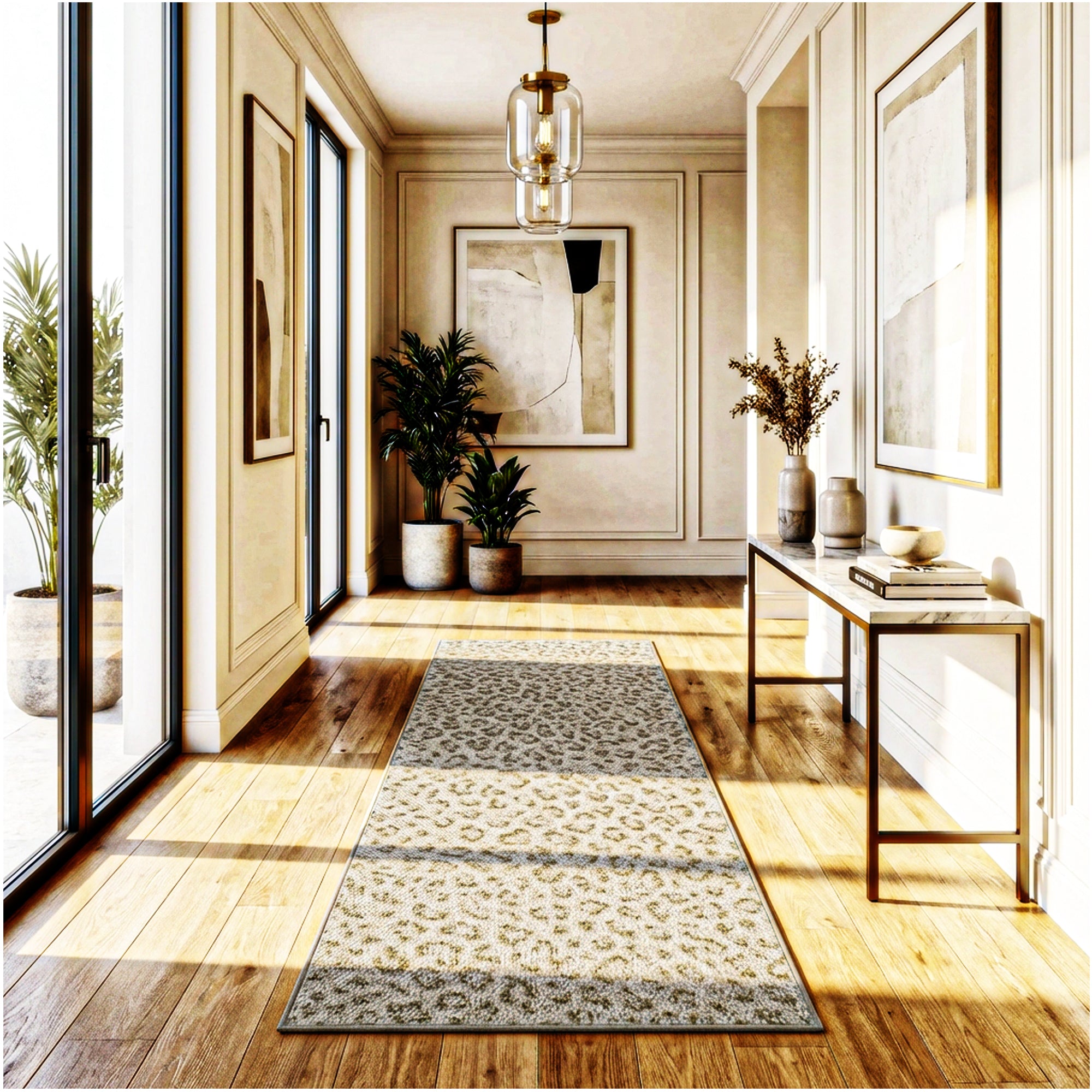 Milliken Exotic Touch Leopard Indoor Area Rug – 40 oz Cut Pile, Custom Sizes & Colors