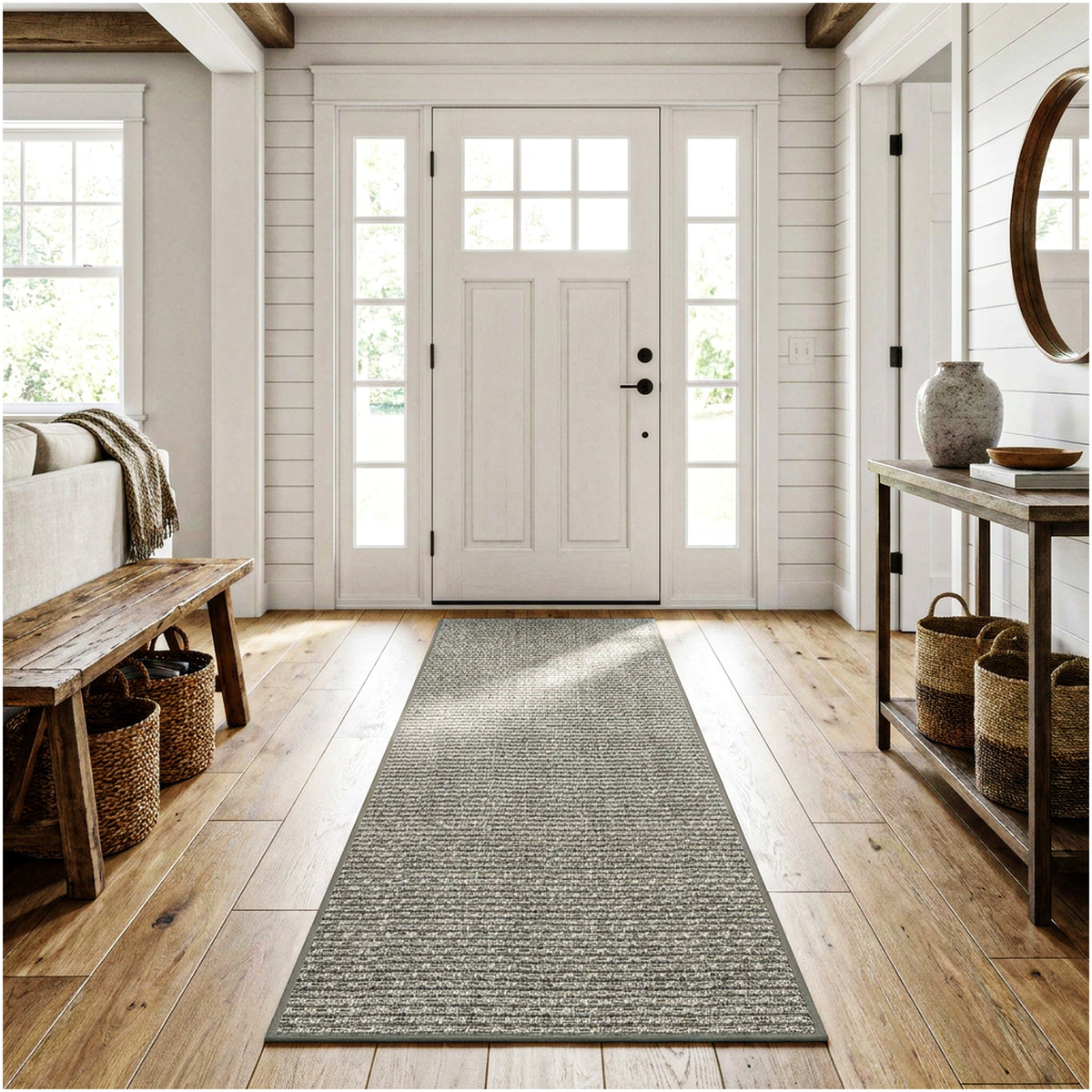 Dominica Indoor Outdoor Area Rug – Custom Size Patio Rug