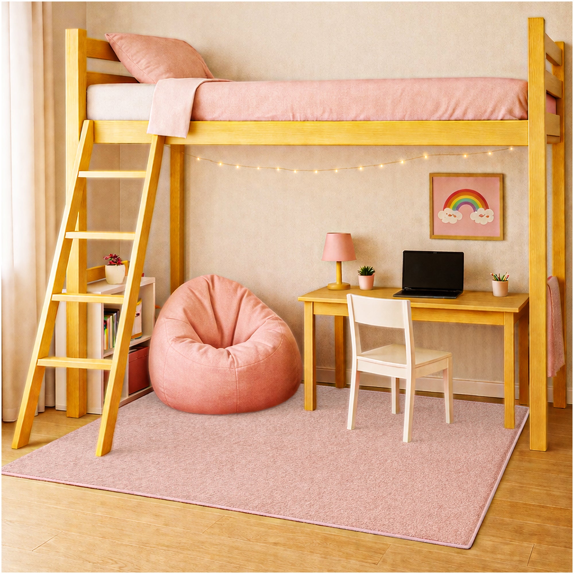 Kid Crossing Soft Area Rug – Colorful Collection, Custom Sizes Available