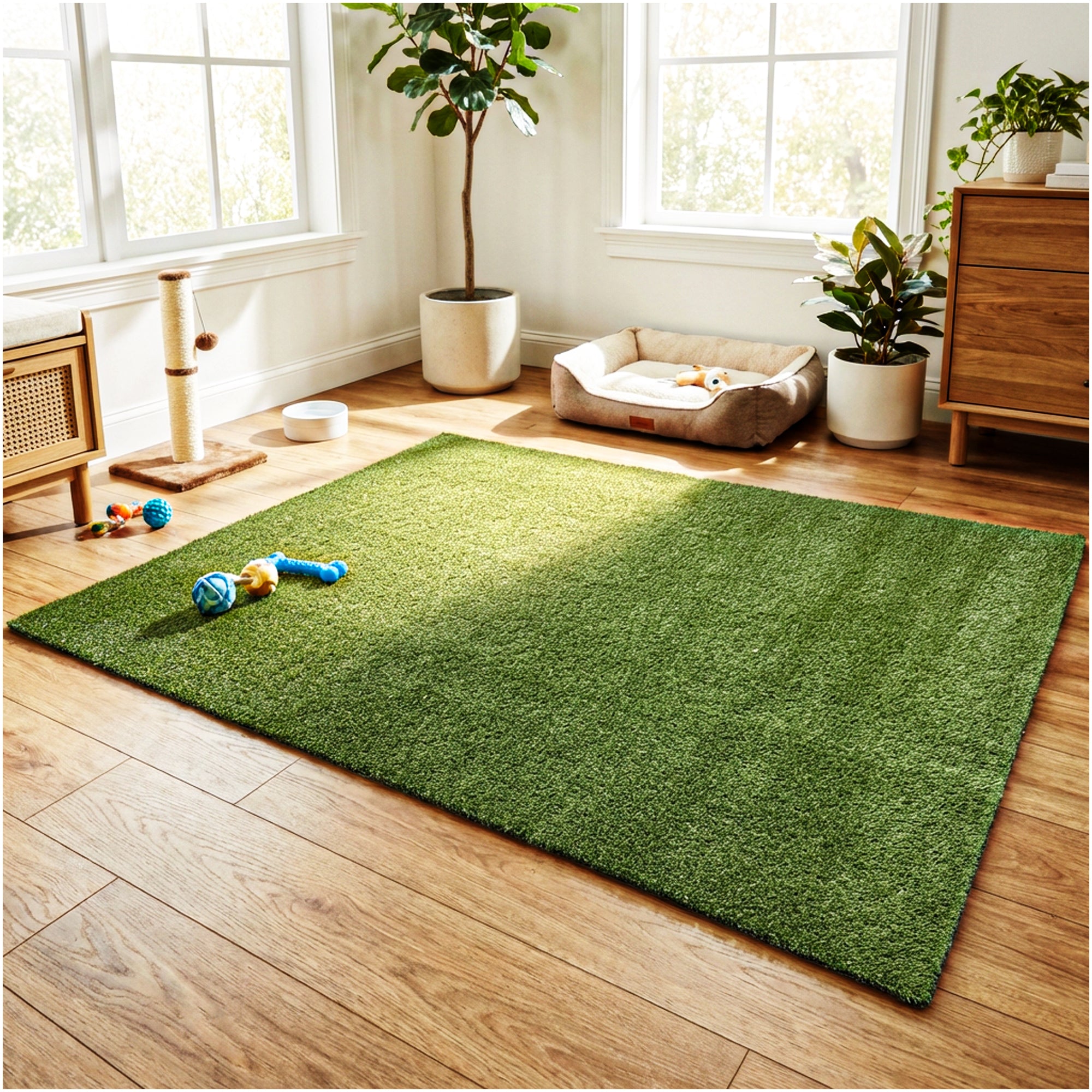 Artificial Grass Rug 5'x7' | Premium 54oz Indoor Outdoor Turf