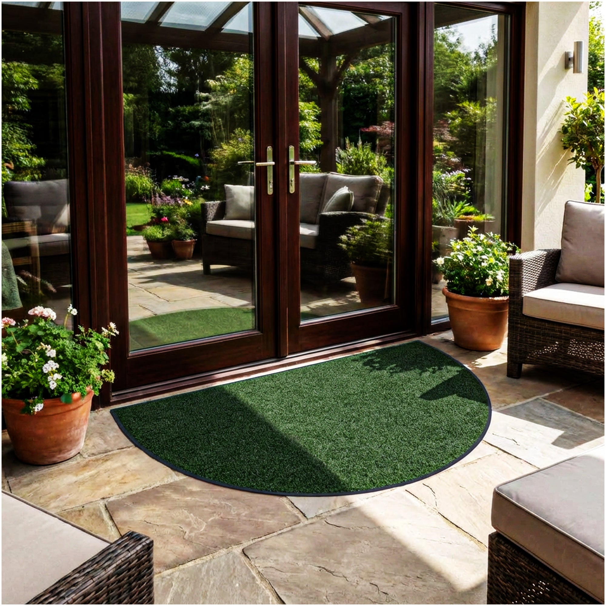 Grizzly Turf Indoor/Outdoor Area Rug – Durable, Weatherproof, Custom Cut