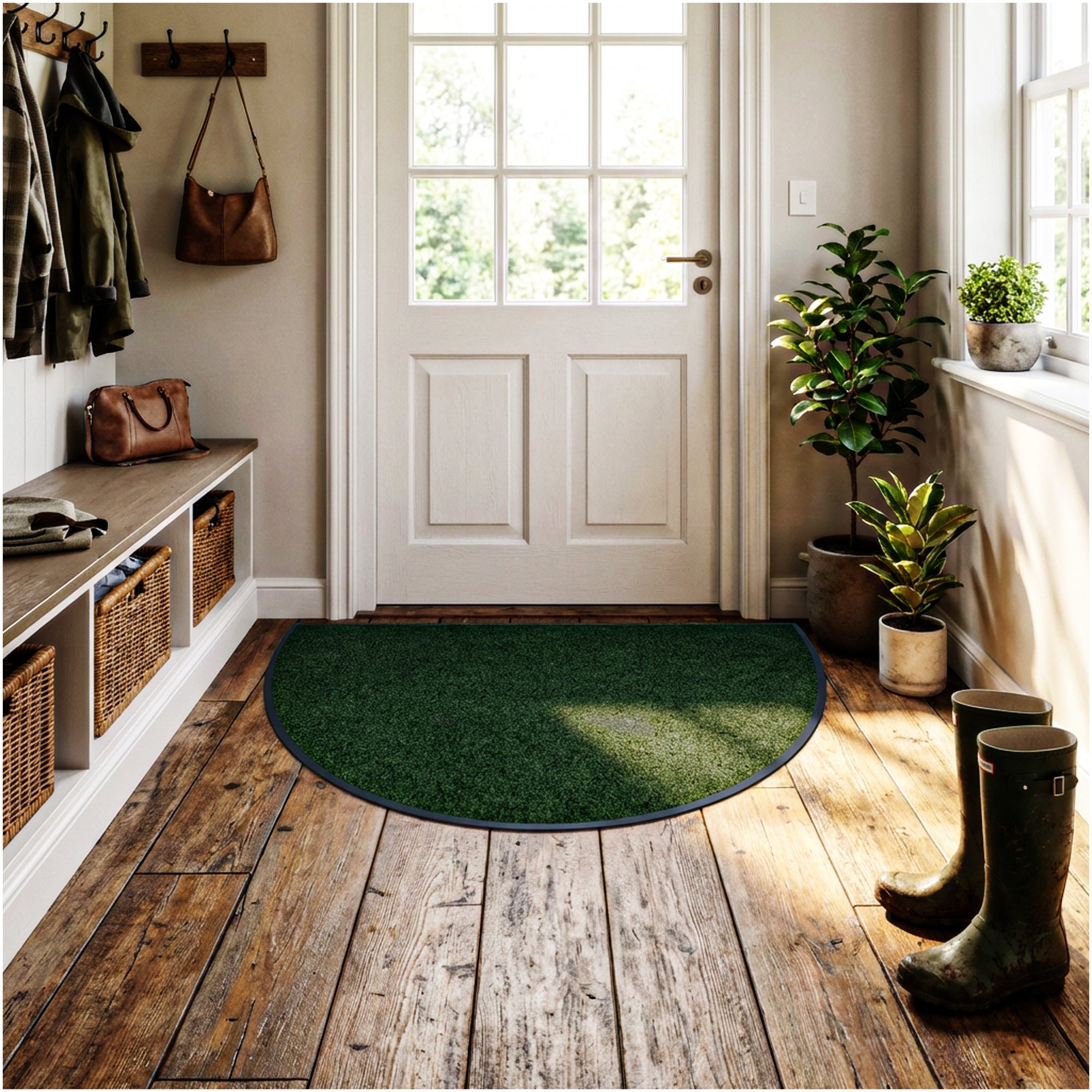 Grizzly Turf Indoor/Outdoor Area Rug – Durable, Weatherproof, Custom Cut