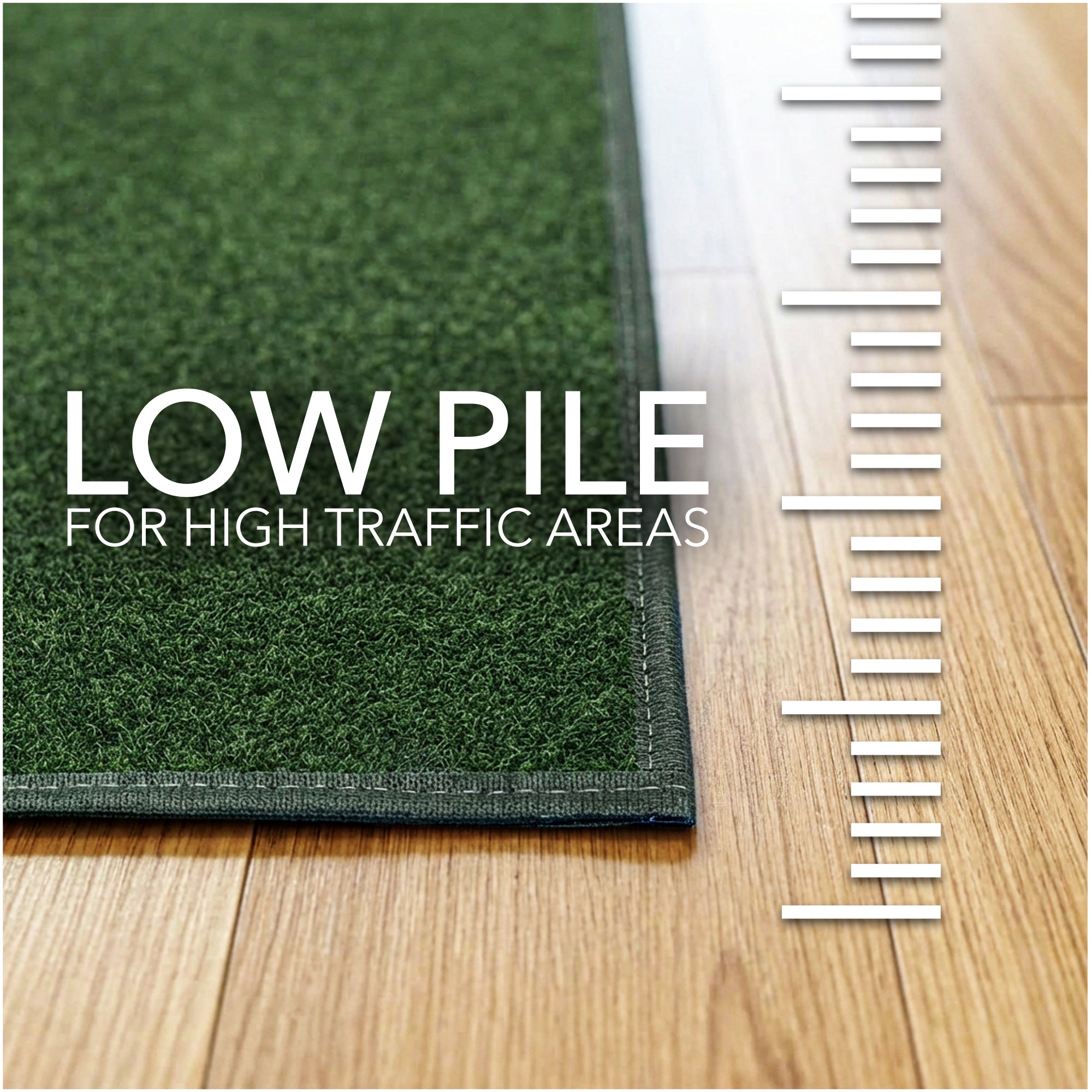 Grizzly Turf Indoor/Outdoor Area Rug – Durable, Weatherproof, Custom Cut