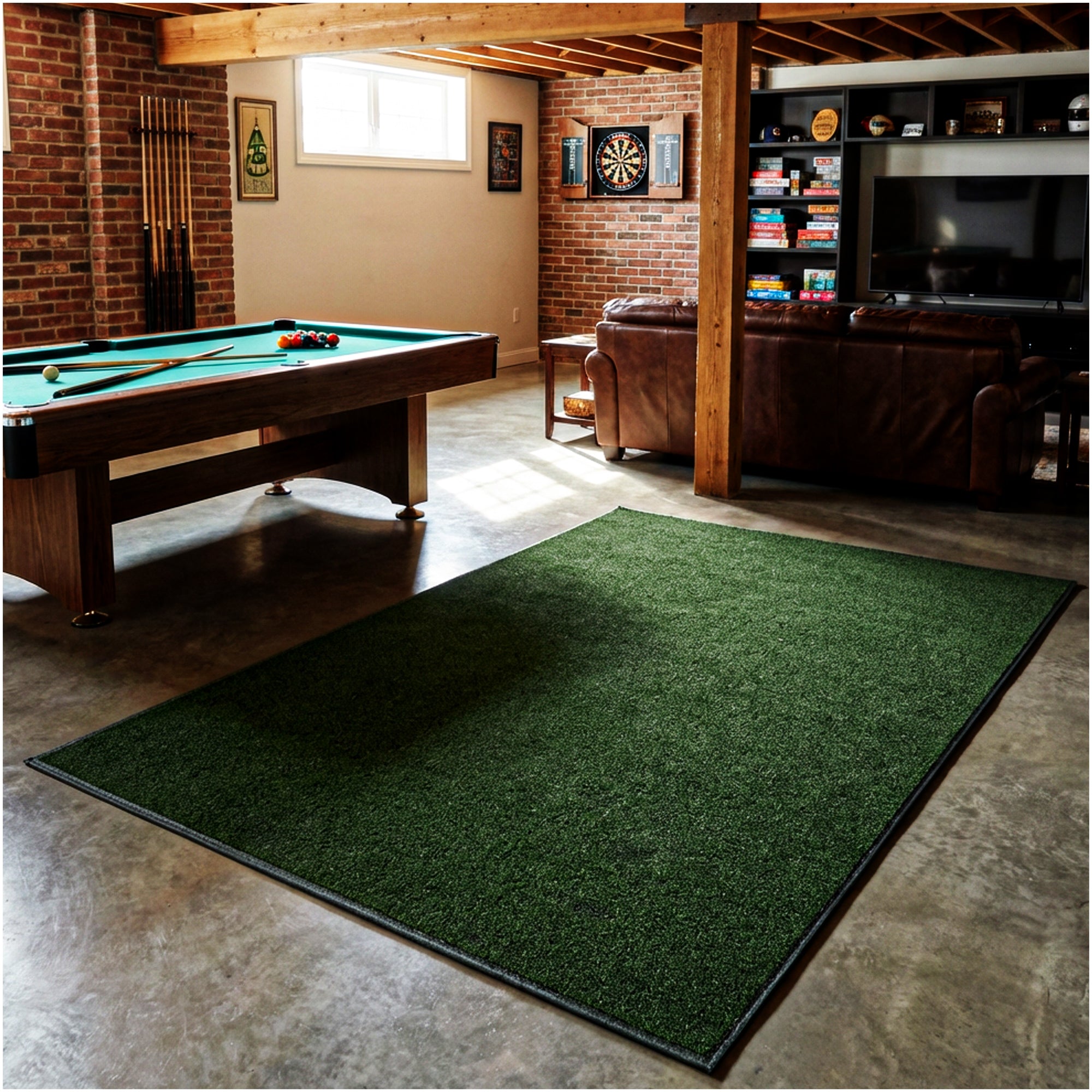 Grizzly Turf Indoor/Outdoor Area Rug – Durable, Weatherproof, Custom Cut