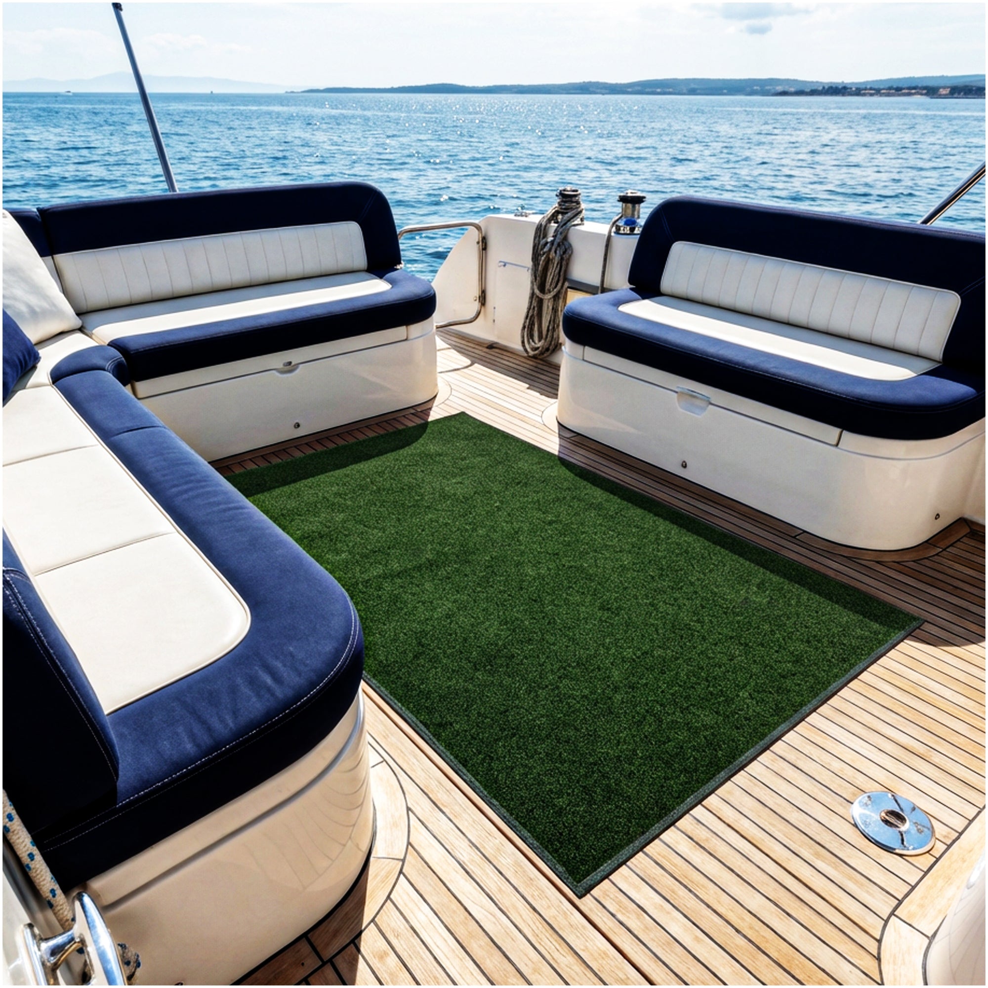 Grizzly Turf Indoor/Outdoor Area Rug – Durable, Weatherproof, Custom Cut