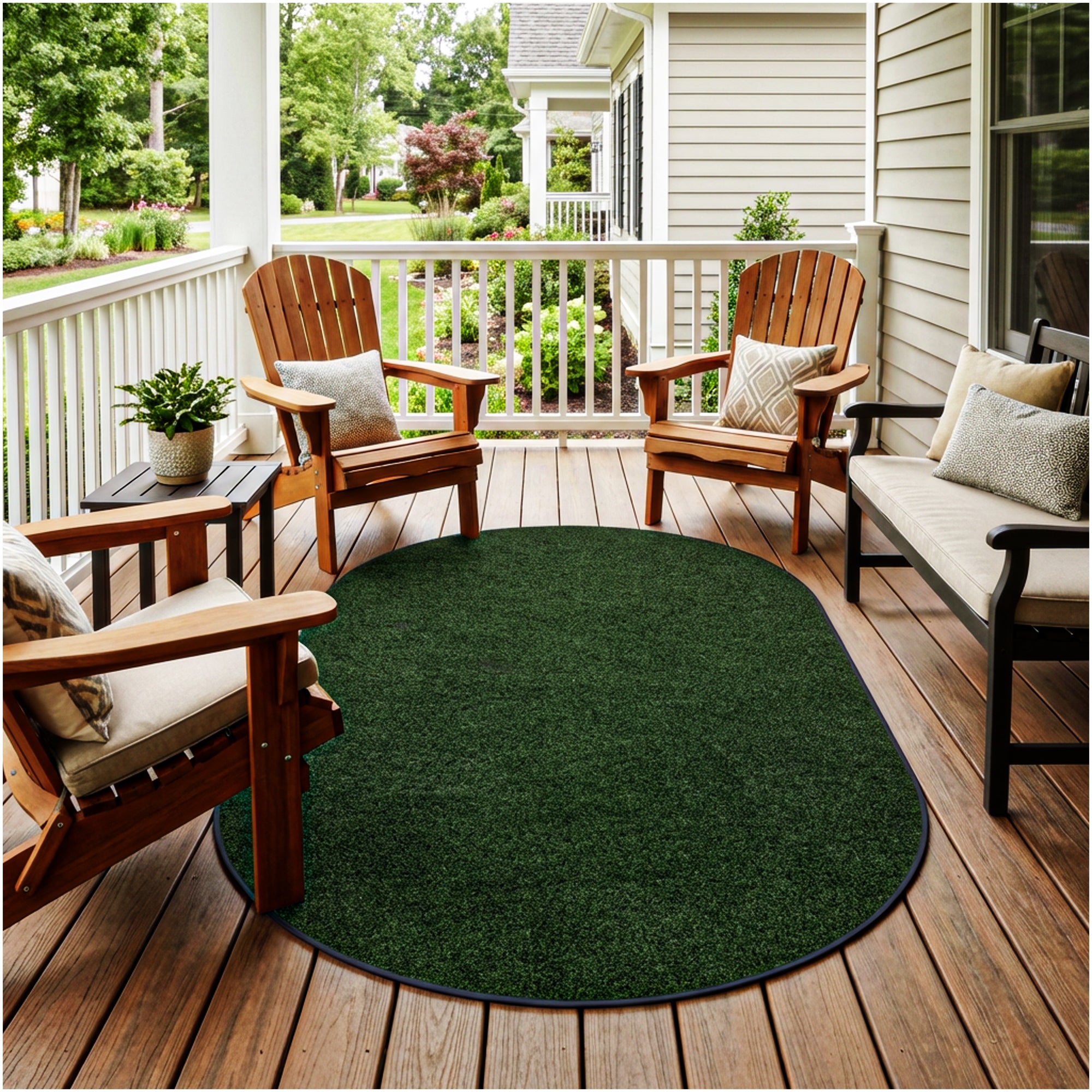 Grizzly Turf Indoor/Outdoor Area Rug – Durable, Weatherproof, Custom Cut
