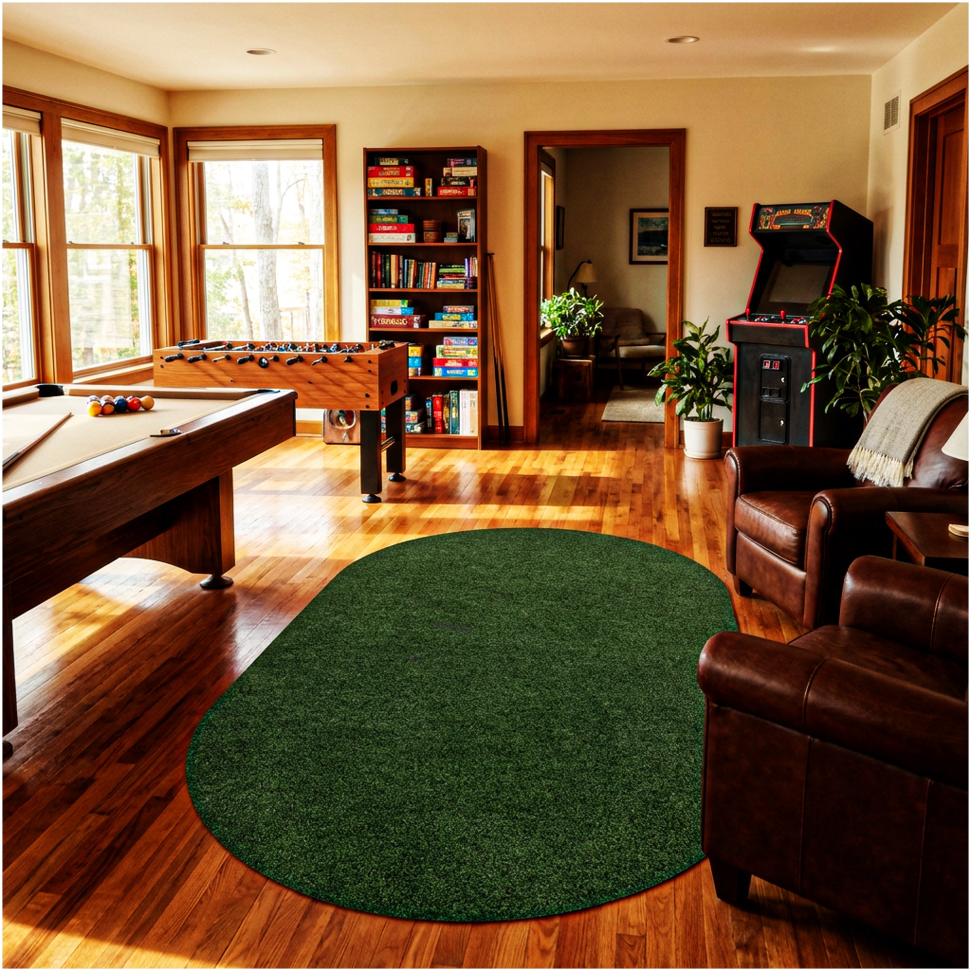 Grizzly Turf Indoor/Outdoor Area Rug – Durable, Weatherproof, Custom Cut