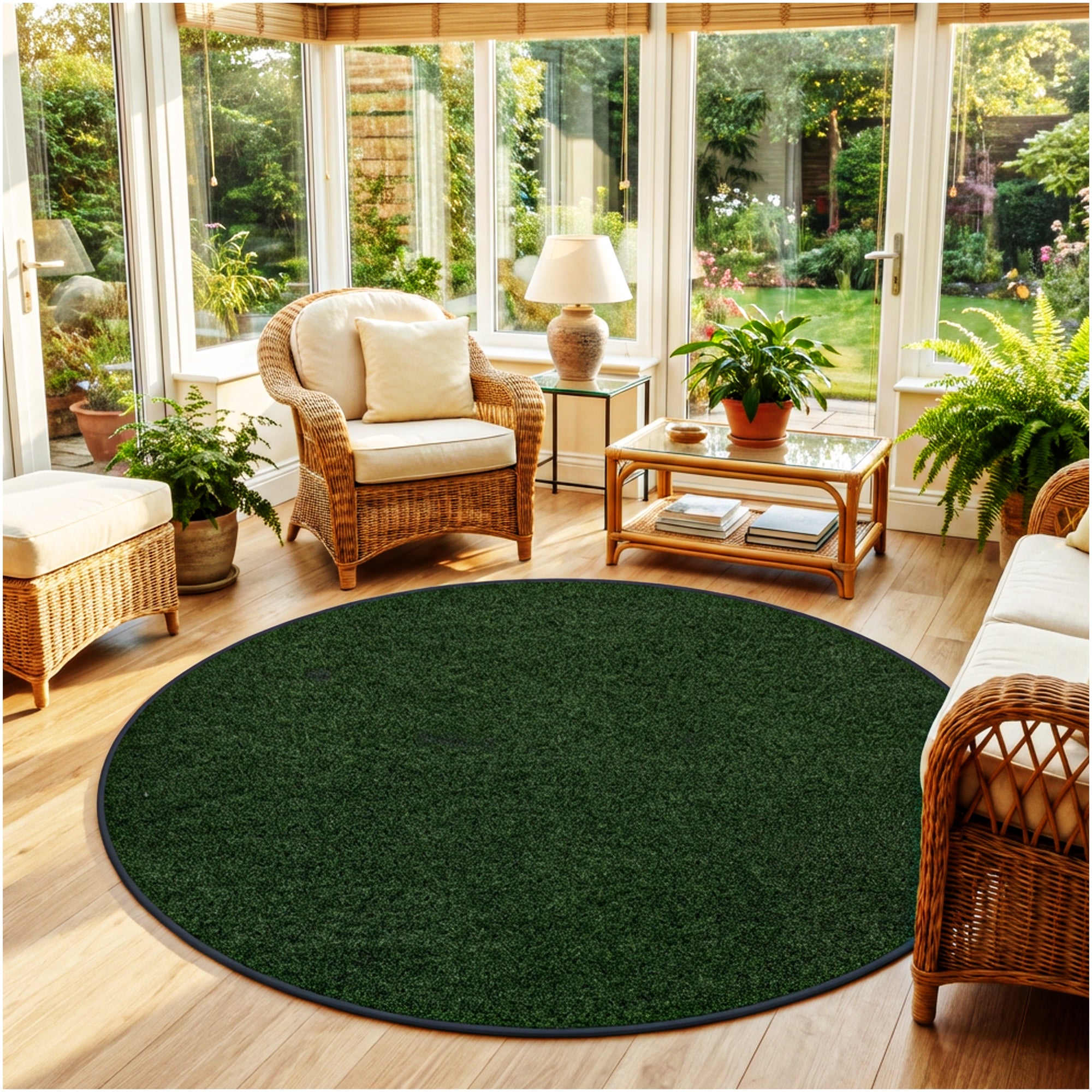 Grizzly Turf Indoor/Outdoor Area Rug – Durable, Weatherproof, Custom Cut