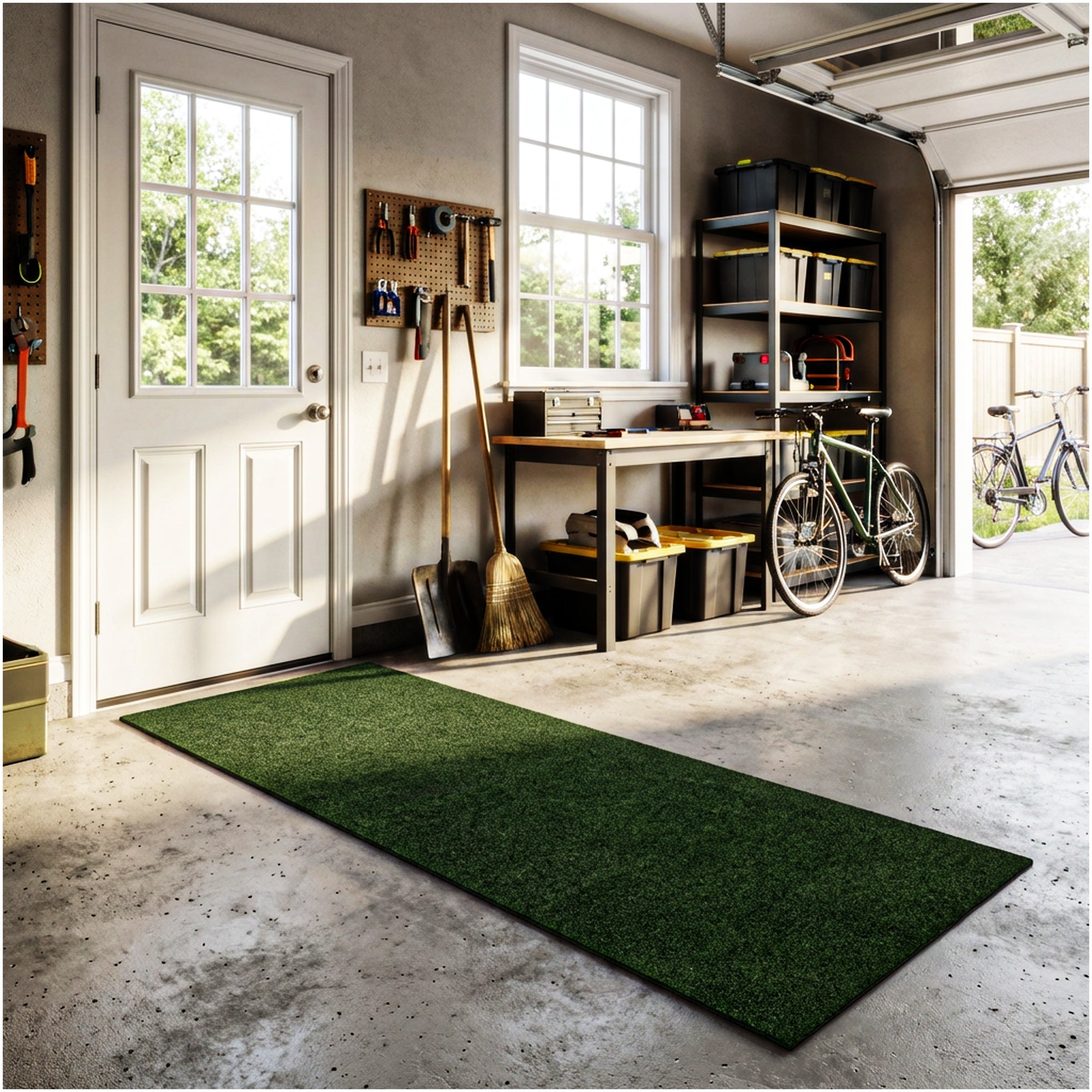 Grizzly Turf Indoor/Outdoor Area Rug – Durable, Weatherproof, Custom Cut