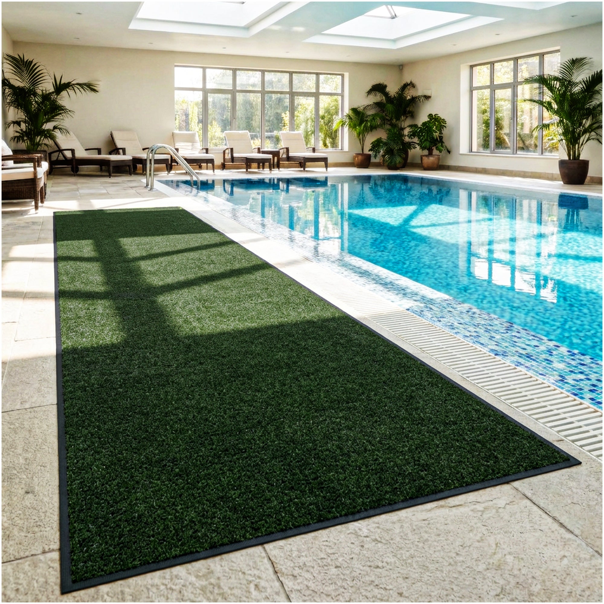 Grizzly Turf Indoor/Outdoor Area Rug – Durable, Weatherproof, Custom Cut