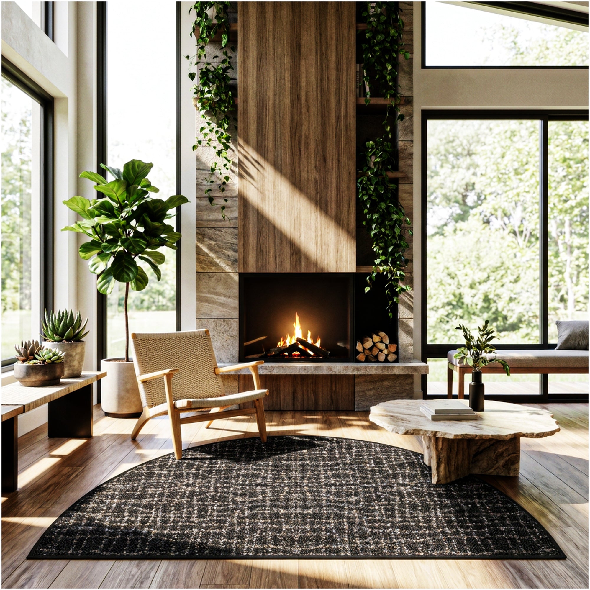 Milliken Modern Backdrop Pattern Indoor Area Rug – Custom Sizes