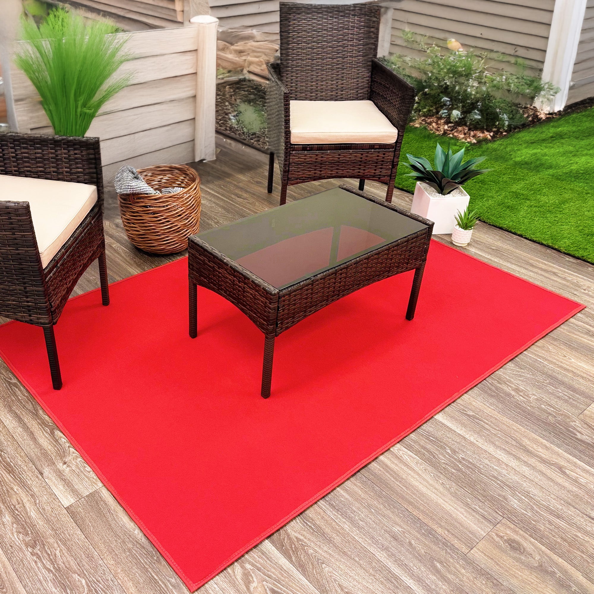 Economical Indoor/Outdoor Carpet Rug (10 Colors)